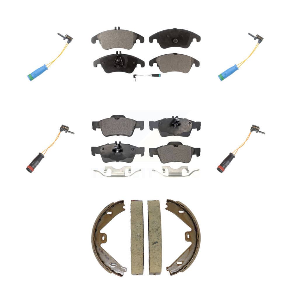 Positive Plus - KPW-101557 - Front and Rear Disc Brake Pad Kits