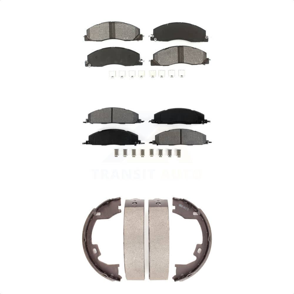 Transit Auto - KSN-100781 - Front and Rear Disc Brake Pad Kits