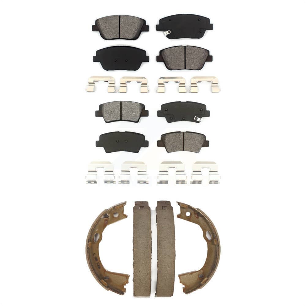 Transit Auto - KSN-100795 - Front and Rear Disc Brake Pad Kits