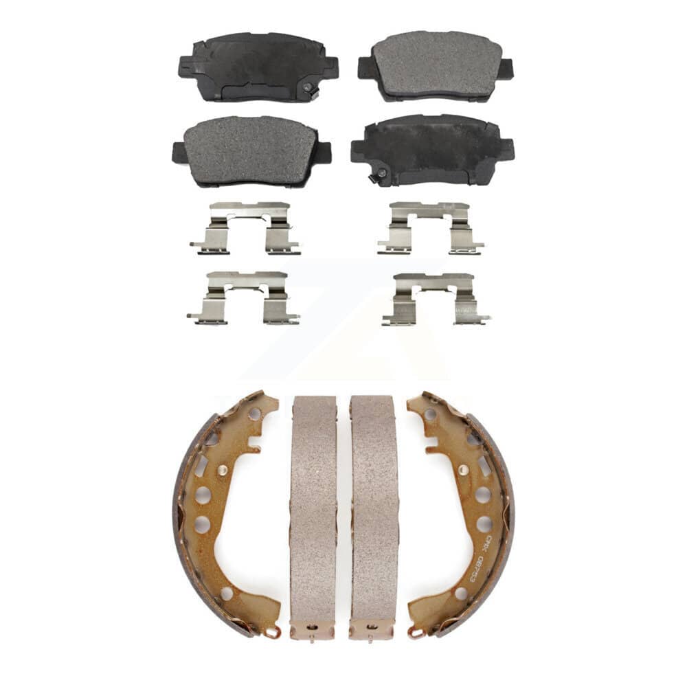 Transit Auto - KTN-100156 - Front and Rear Disc Brake Pad Kits