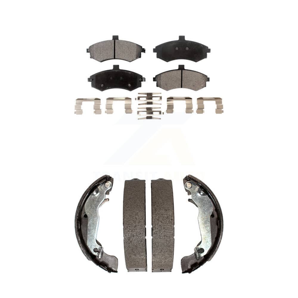 Transit Auto - KTN-100207 - Front and Rear Disc Brake Pad Kits