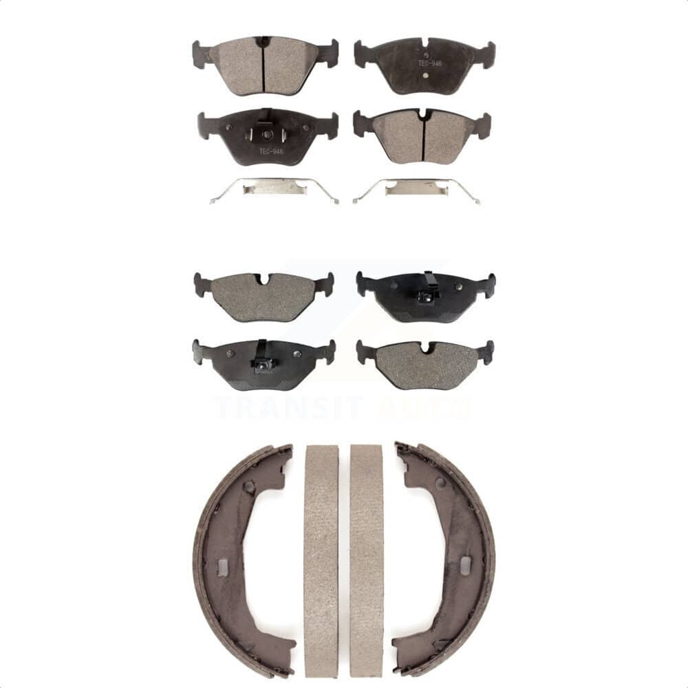 Transit Auto - KTN-100562 - Front and Rear Disc Brake Pad Kits