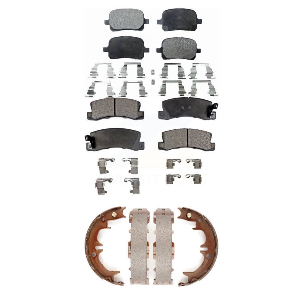 Transit Auto - KTN-100607 - Front and Rear Disc Brake Pad Kits