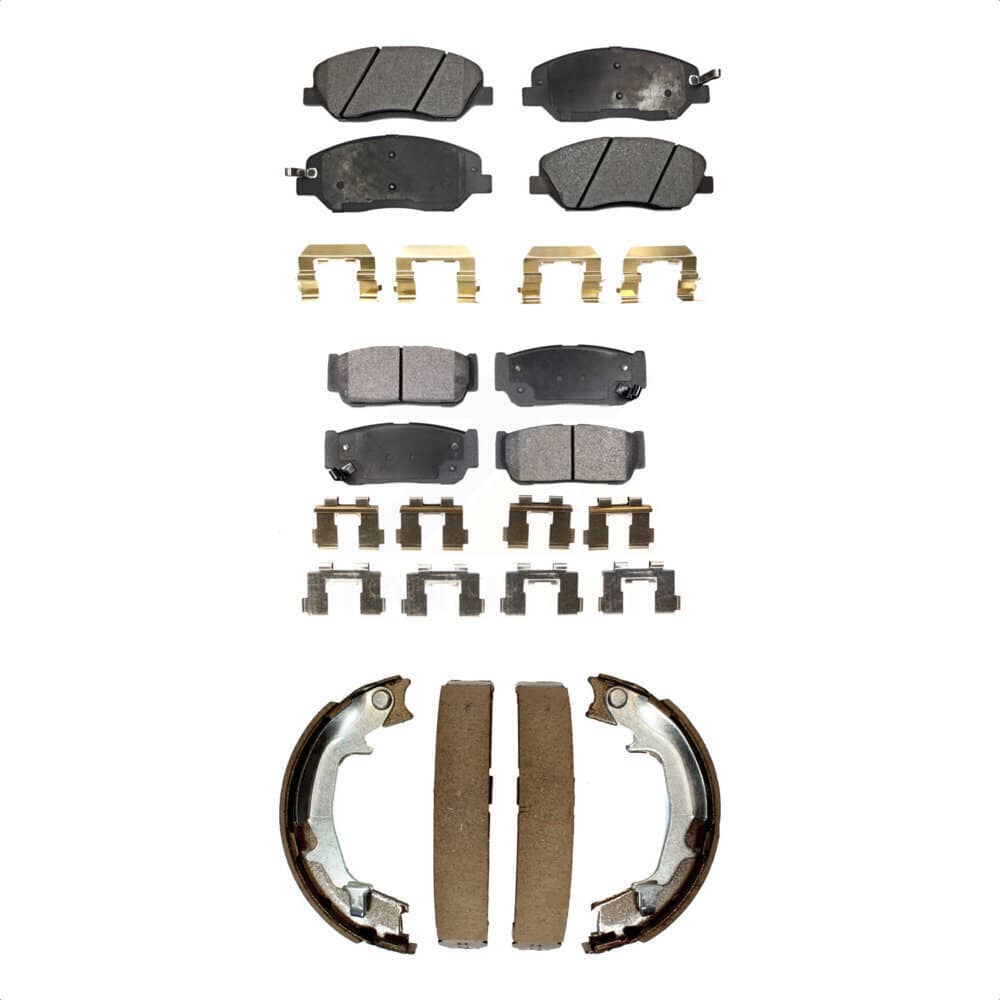 Transit Auto - KTN-100621 - Front and Rear Disc Brake Pad Kits