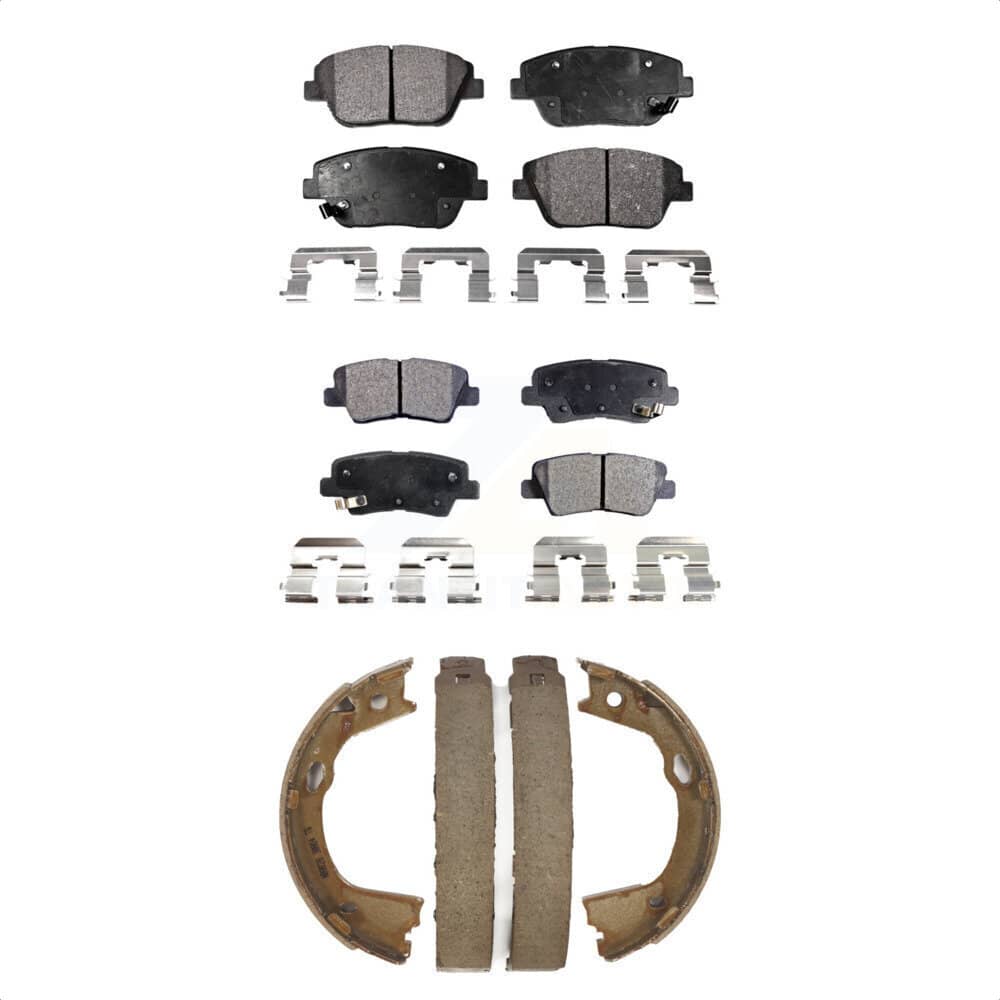 Transit Auto - KTN-100627 - Front and Rear Disc Brake Pad Kits