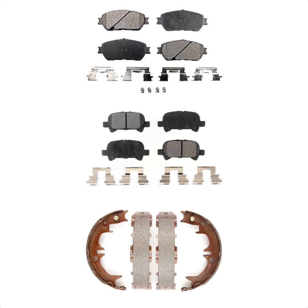 Transit Auto - KTN-100646 - Front and Rear Disc Brake Pad Kits