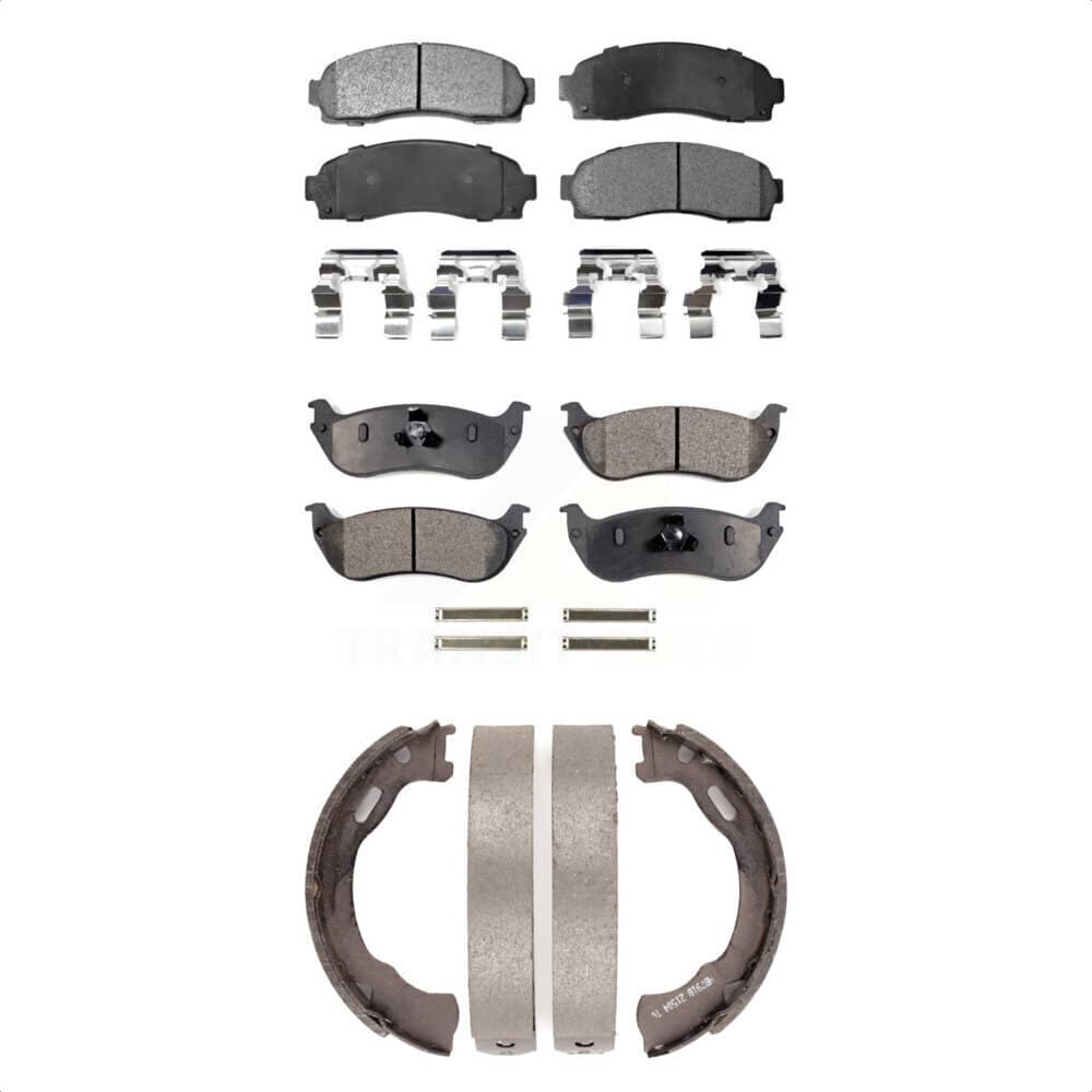 Transit Auto - KTN-100693 - Front and Rear Disc Brake Pad Kits