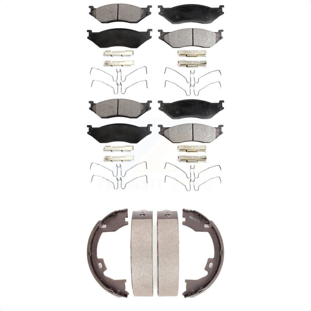 Transit Auto - KTN-100718 - Front and Rear Disc Brake Pad Kits