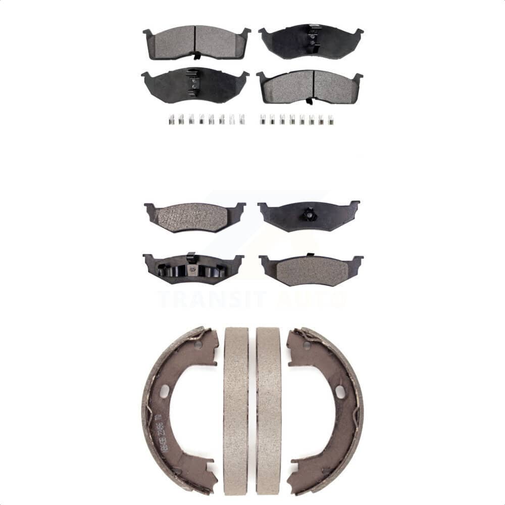 Transit Auto - KTN-100772 - Front and Rear Disc Brake Pad Kits