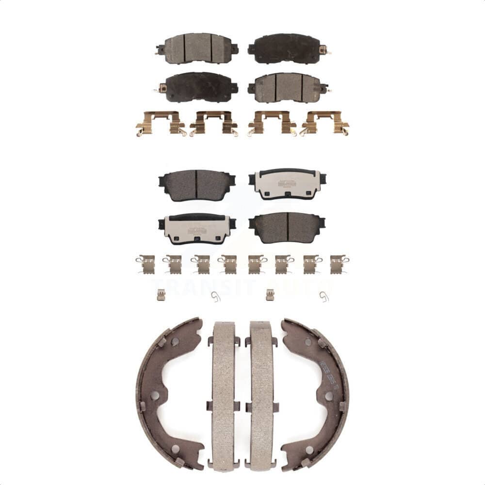Transit Auto - KTN-100869 - Front and Rear Disc Brake Pad Kits