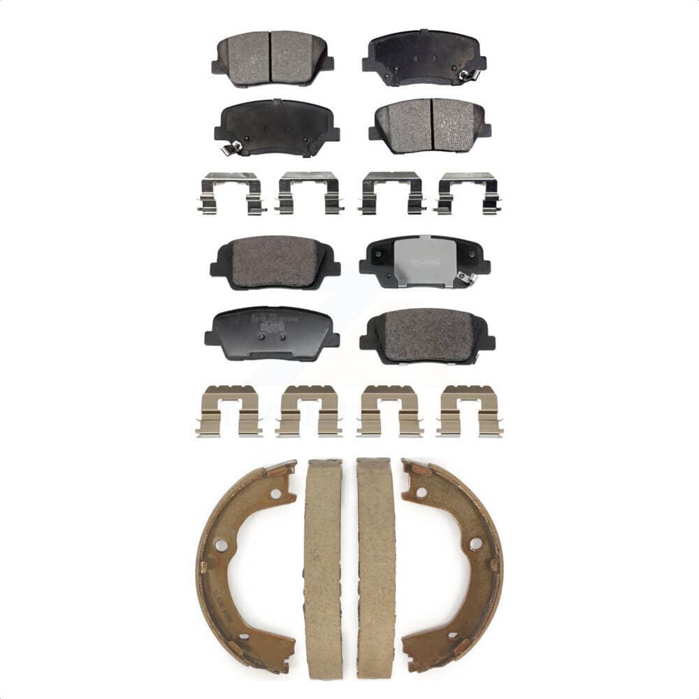 Transit Auto - KTN-100921 - Front and Rear Disc Brake Pad Kits