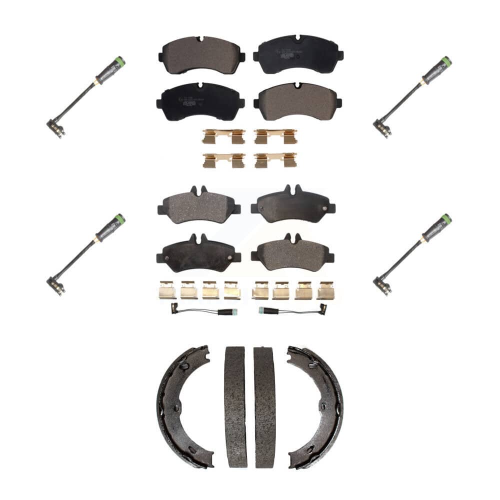 TEC - KTW-101487 - Front and Rear Disc Brake Pad Kits