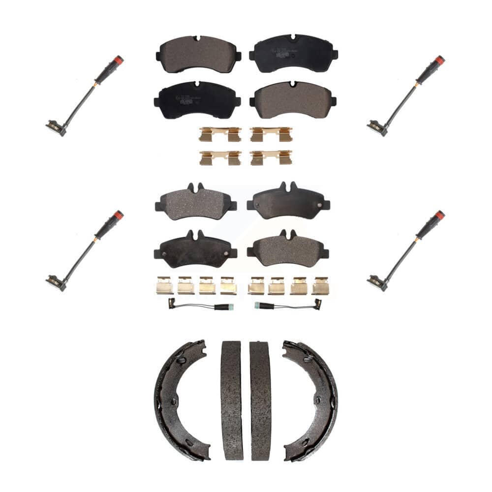 TEC - KTW-101489 - Front and Rear Disc Brake Pad Kits