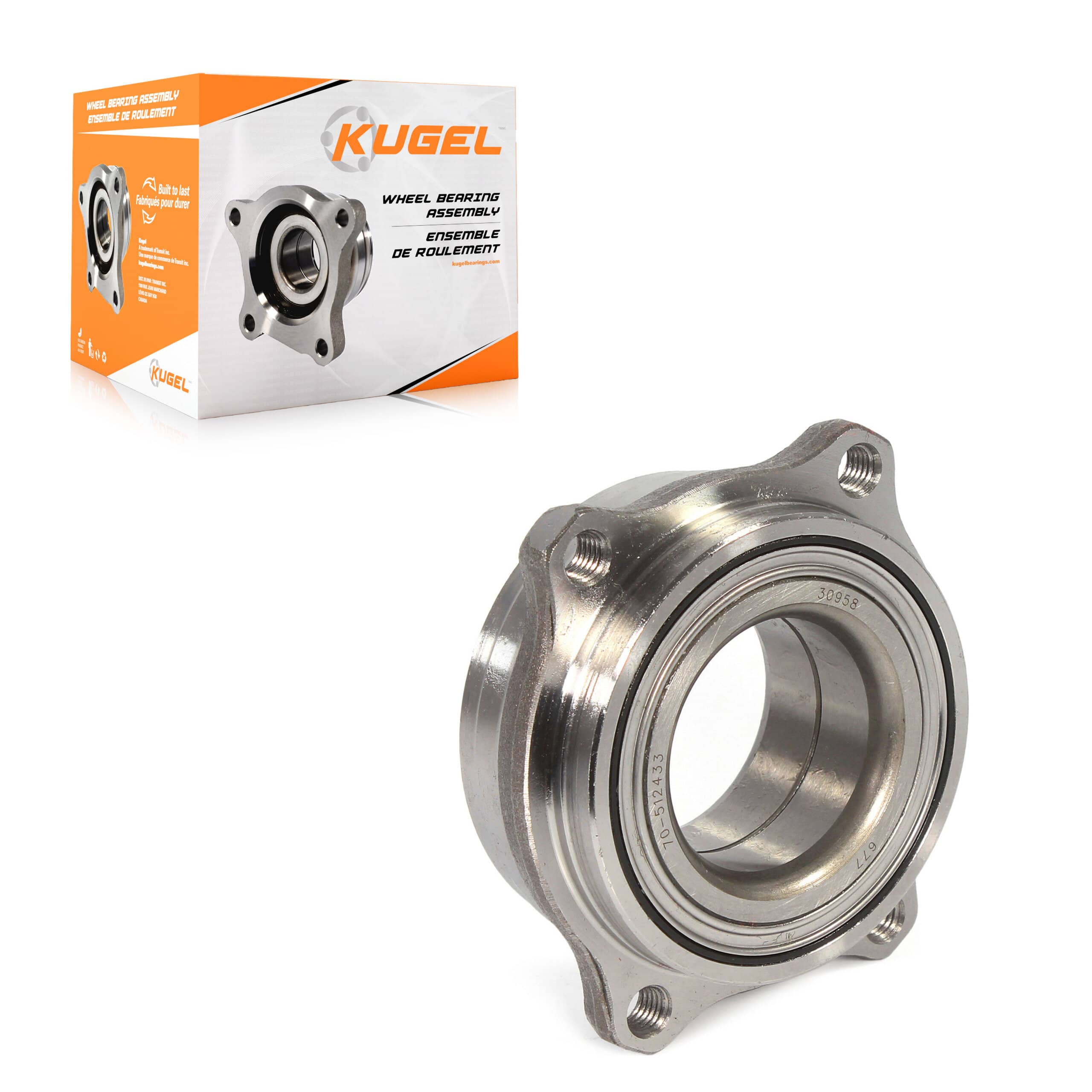 Kugel - 70-512433 - Rear Wheel Bearing Assembly