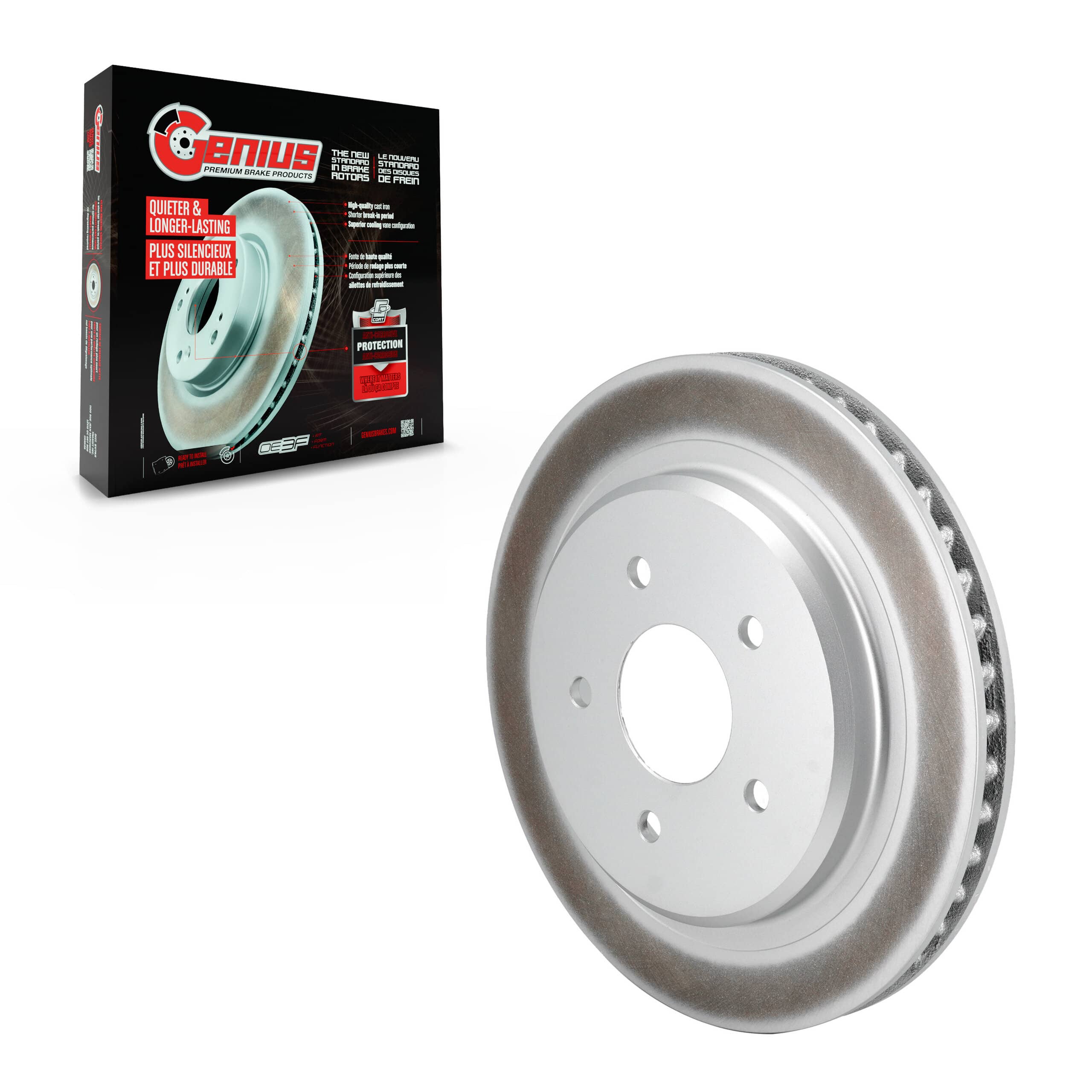 Genius - GCR-56703 - Rear Right Disc Brake Rotor