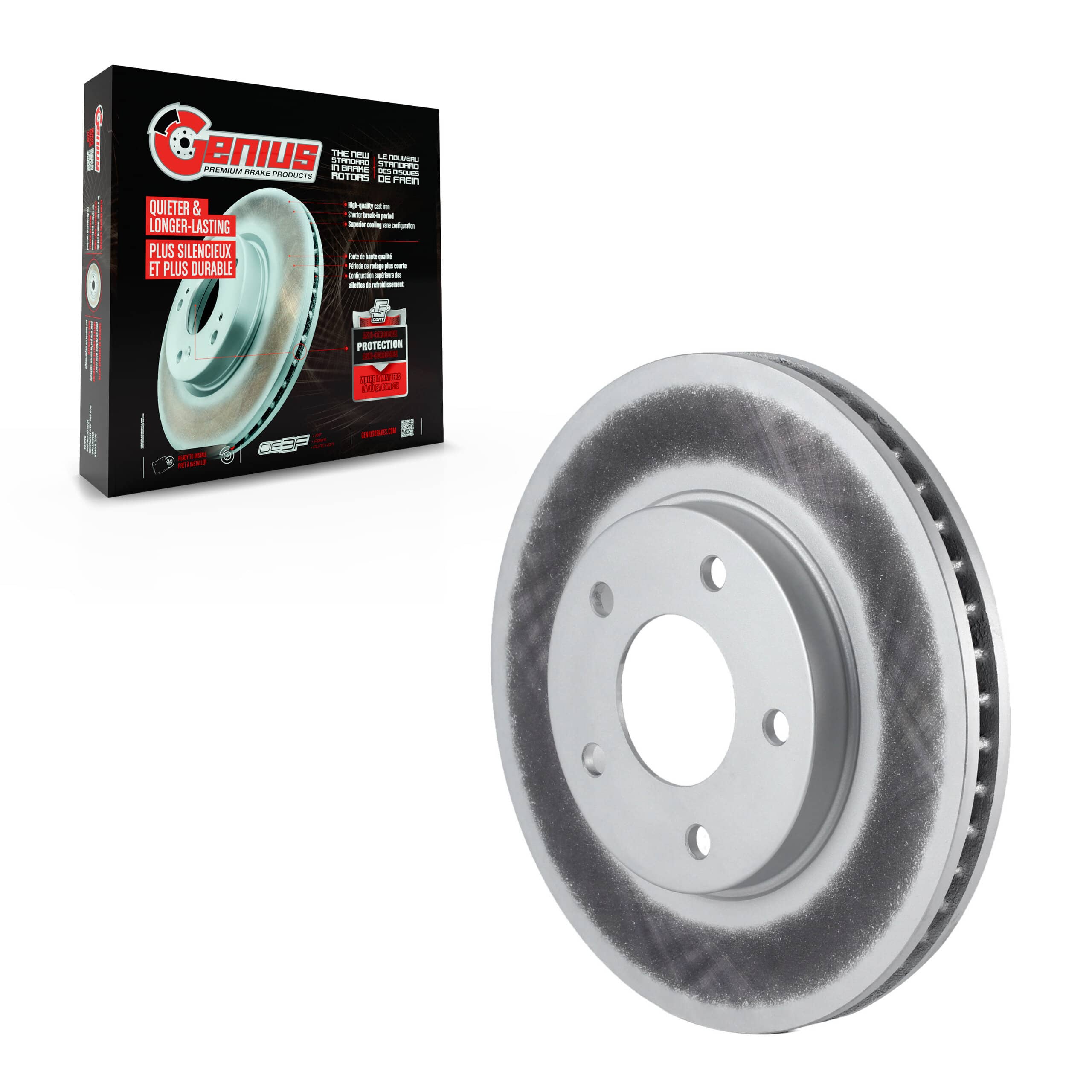 Genius - GCR-76921 - Front Disc Brake Rotor