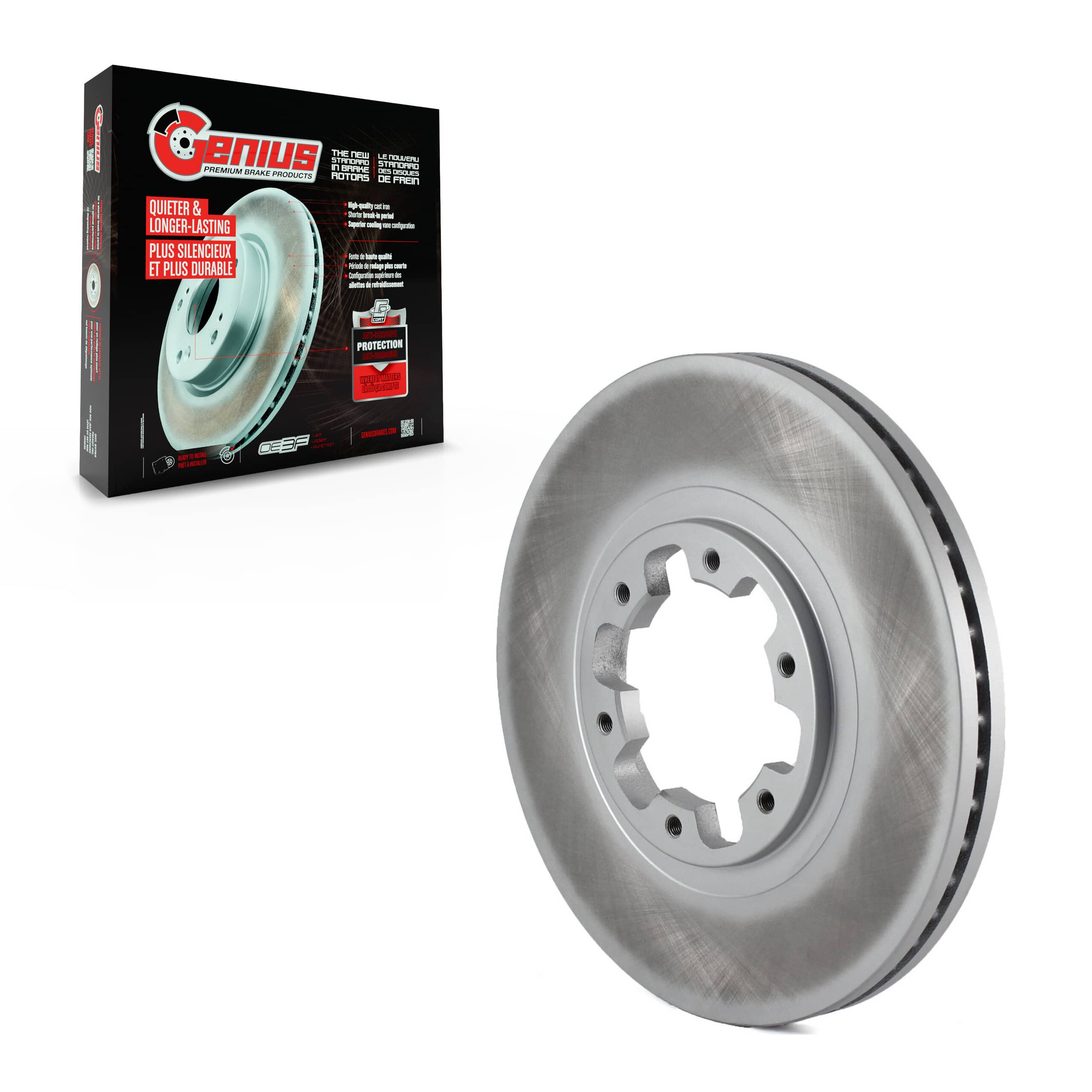 Genius - GCR-96720 - Front Disc Brake Rotor