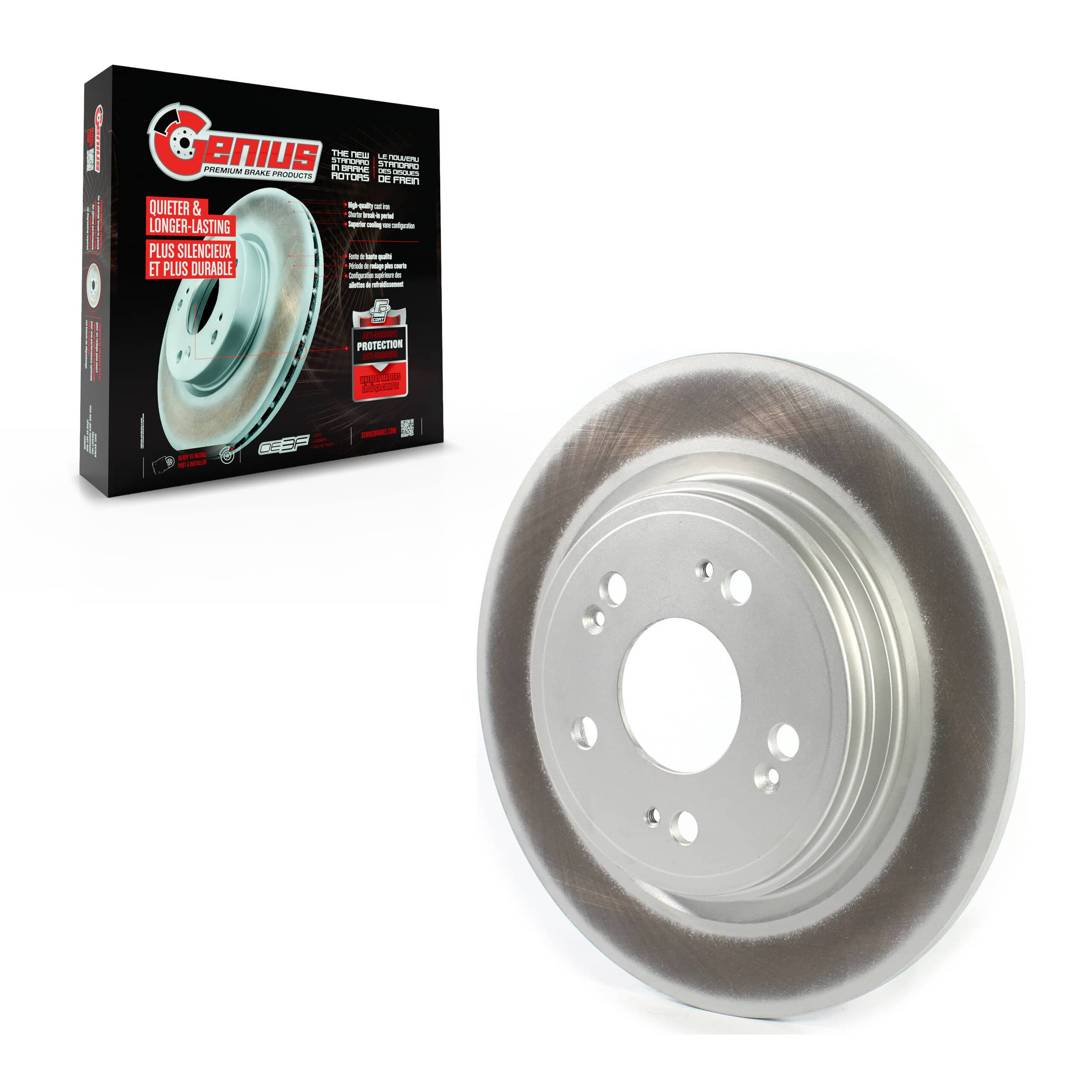 Genius - GCR-981020 - Rear Disc Brake Rotor