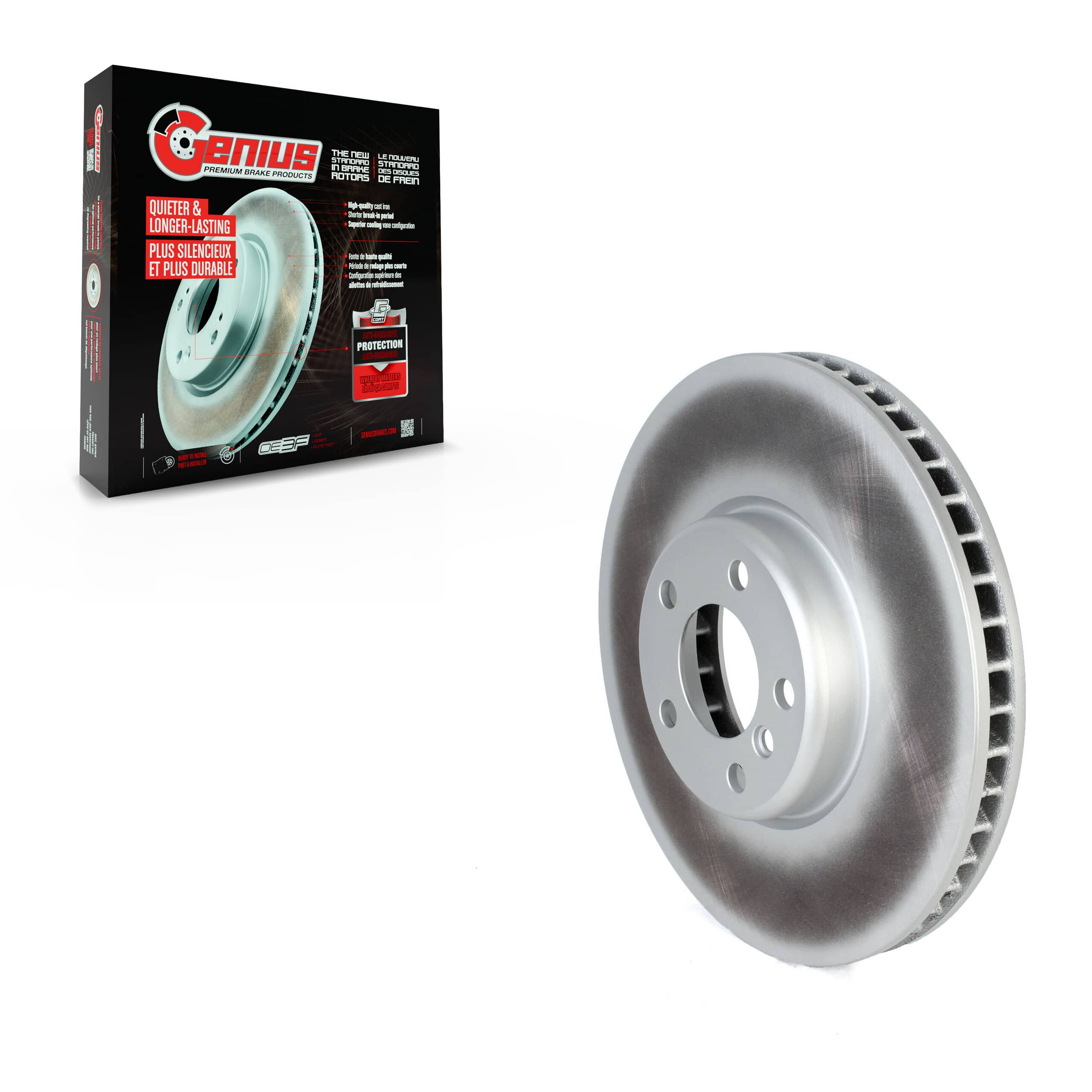 Genius - GCR-G8202 - Front Left Disc Brake Rotor