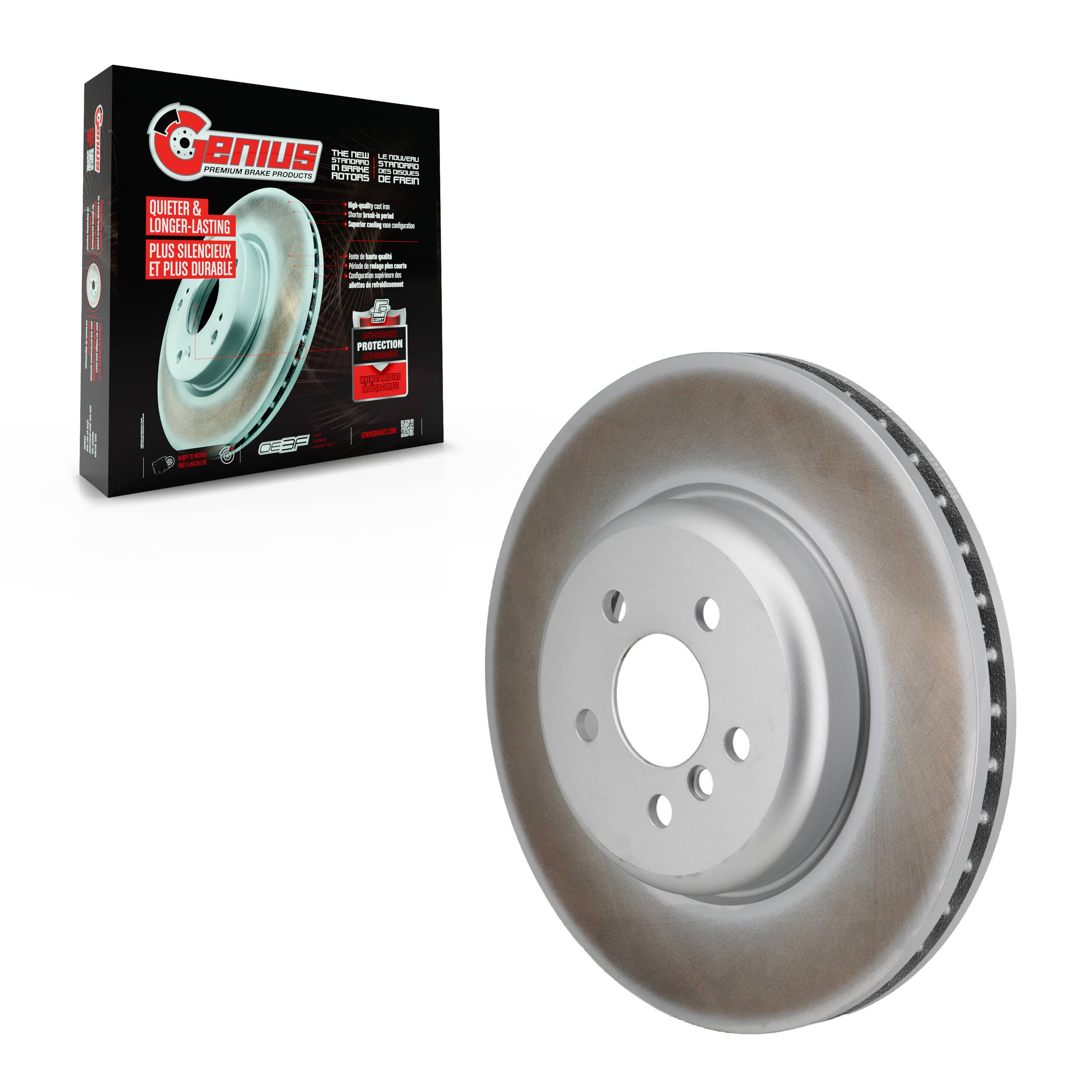Genius - GCR-G8451 - Front Disc Brake Rotor