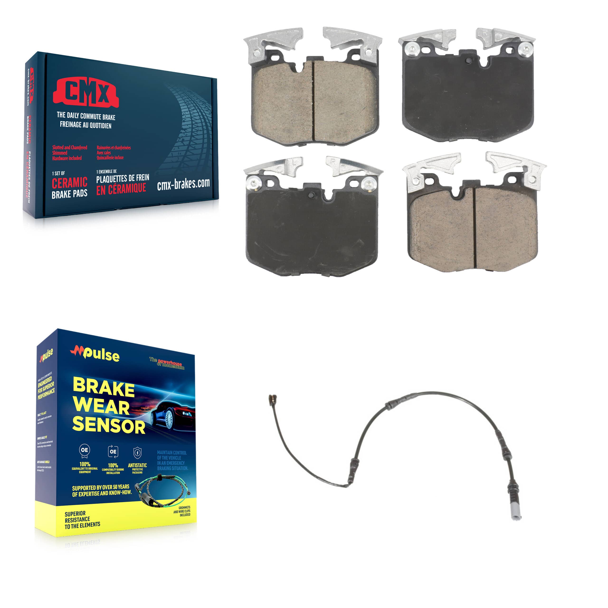 CMX - KCW-101215 - Front Disc Brake Pad Kits