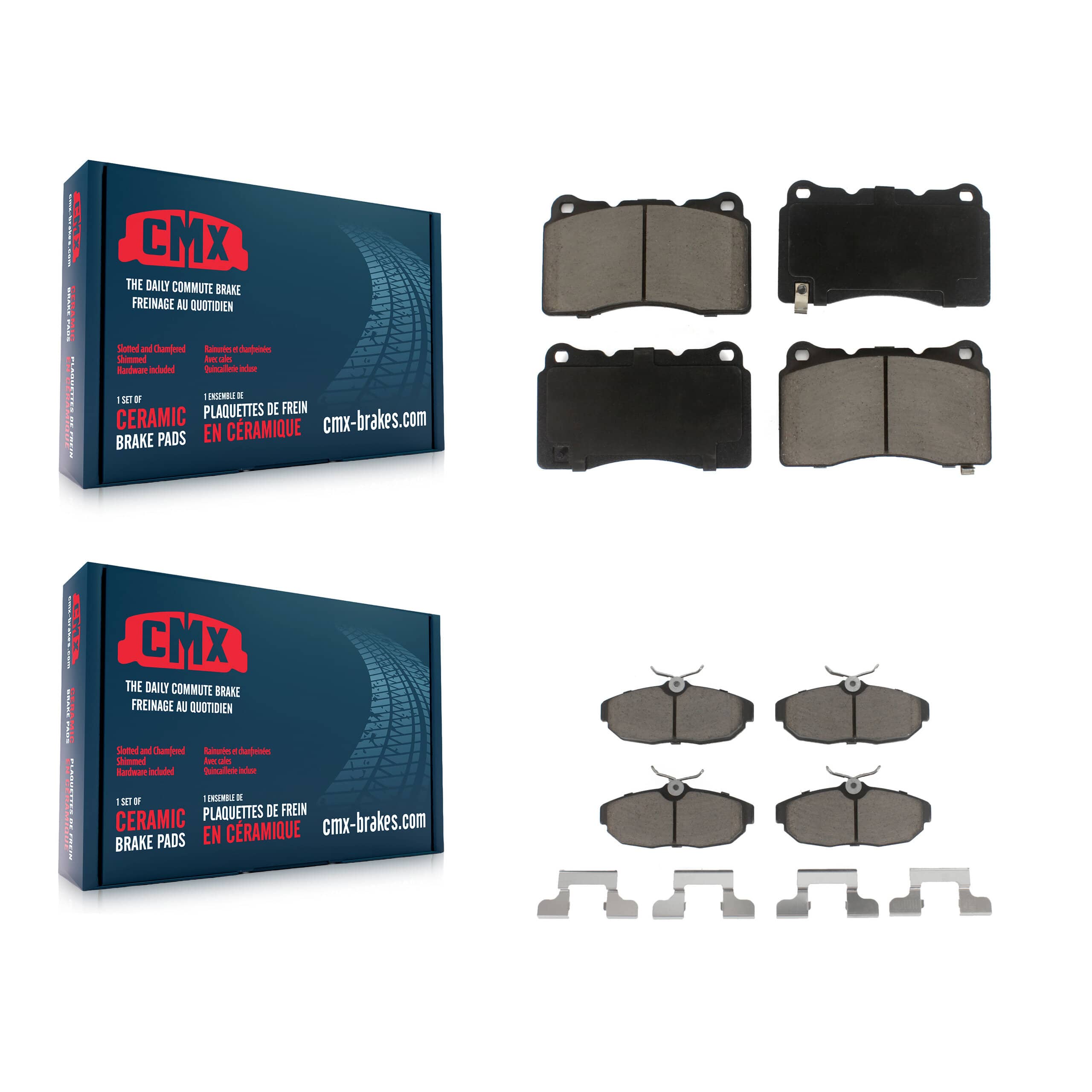 CMX - KCX-100064 - Front and Rear Disc Brake Pad Kits