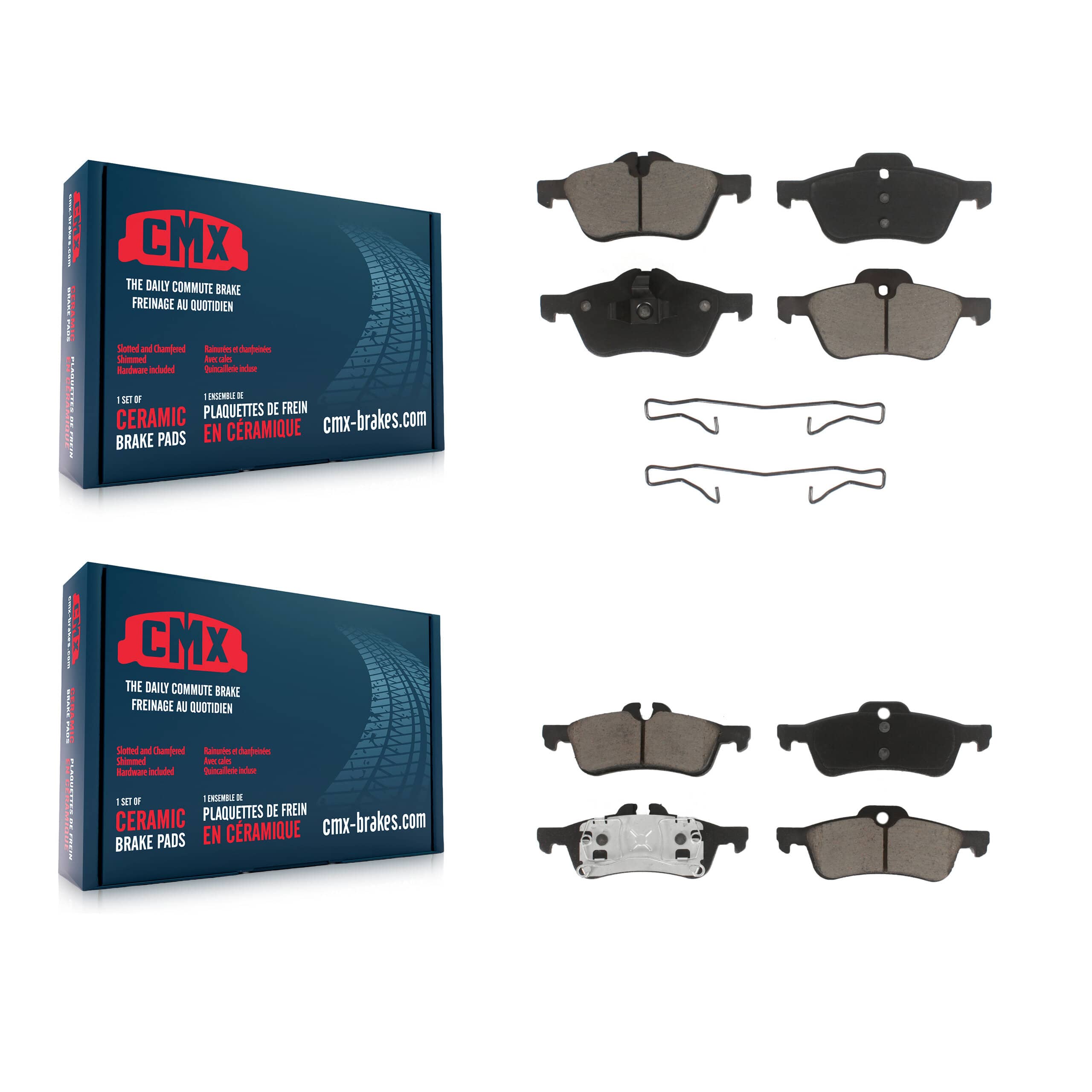 CMX - KCX-100075 - Front and Rear Disc Brake Pad Kits