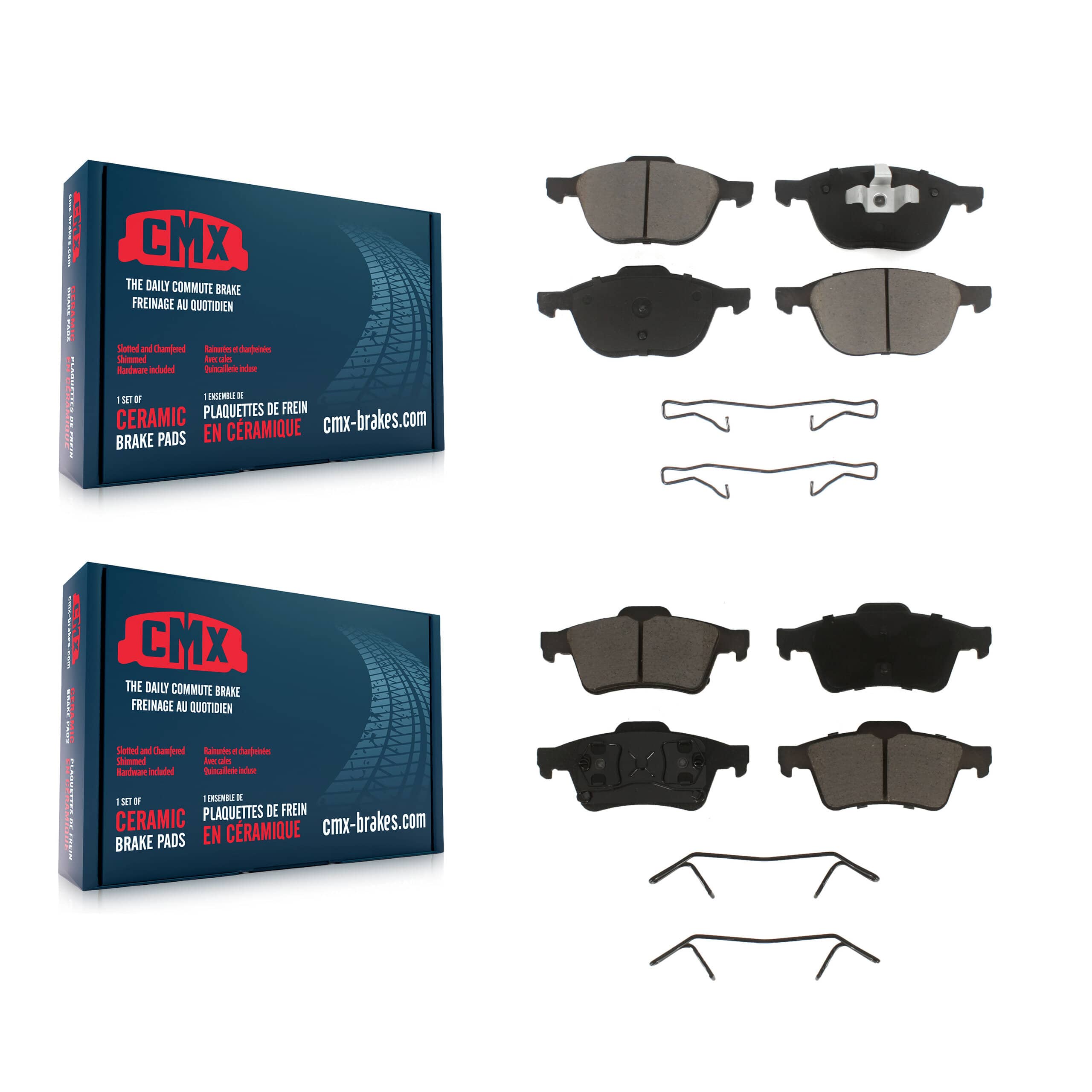 CMX - KCX-100087 - Front and Rear Disc Brake Pad Kits
