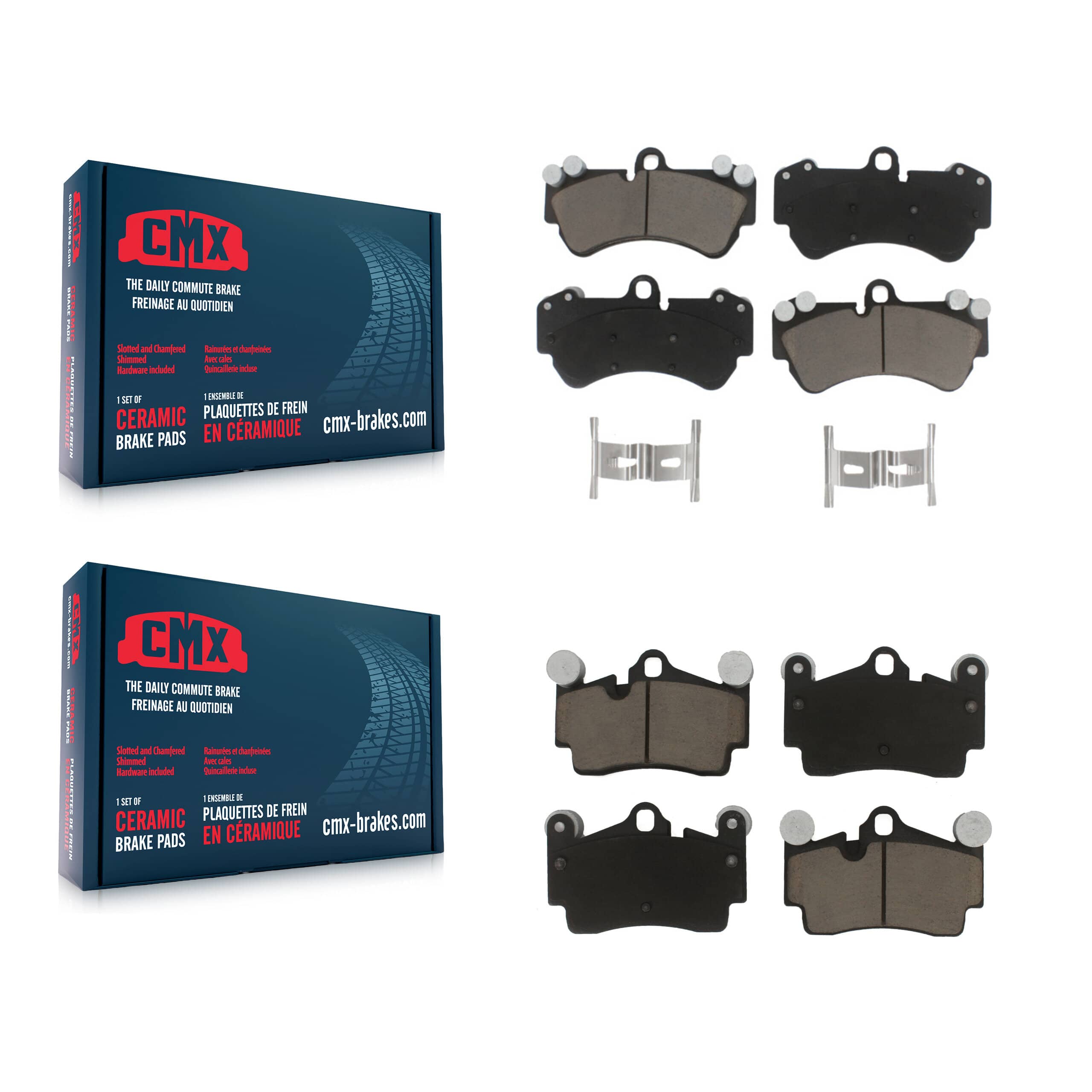 CMX - KCX-100153 - Front and Rear Disc Brake Pad Kits