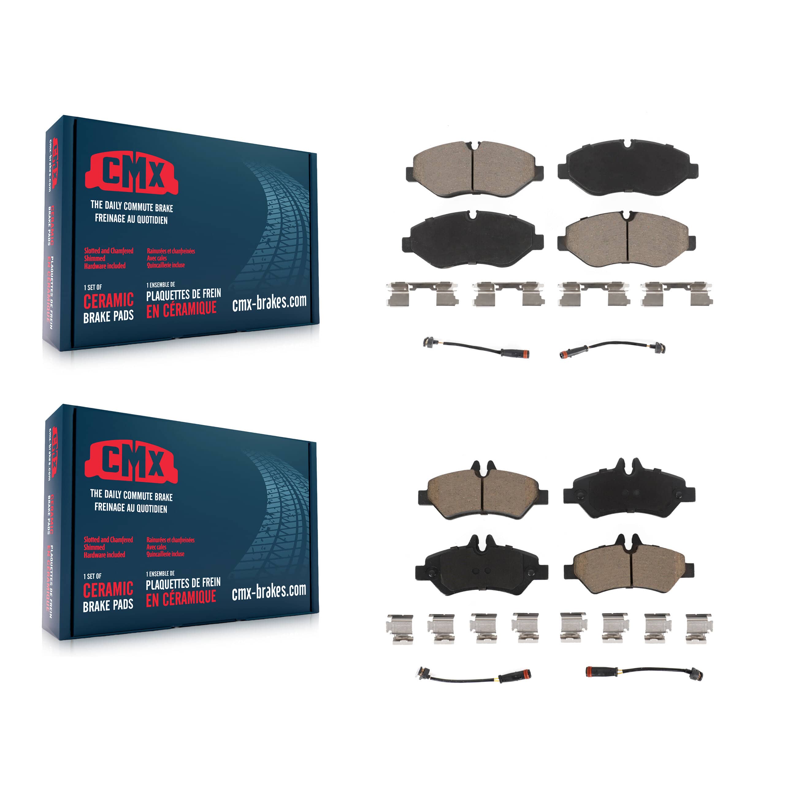 CMX - KCX-100176 - Front and Rear Disc Brake Pad Kits