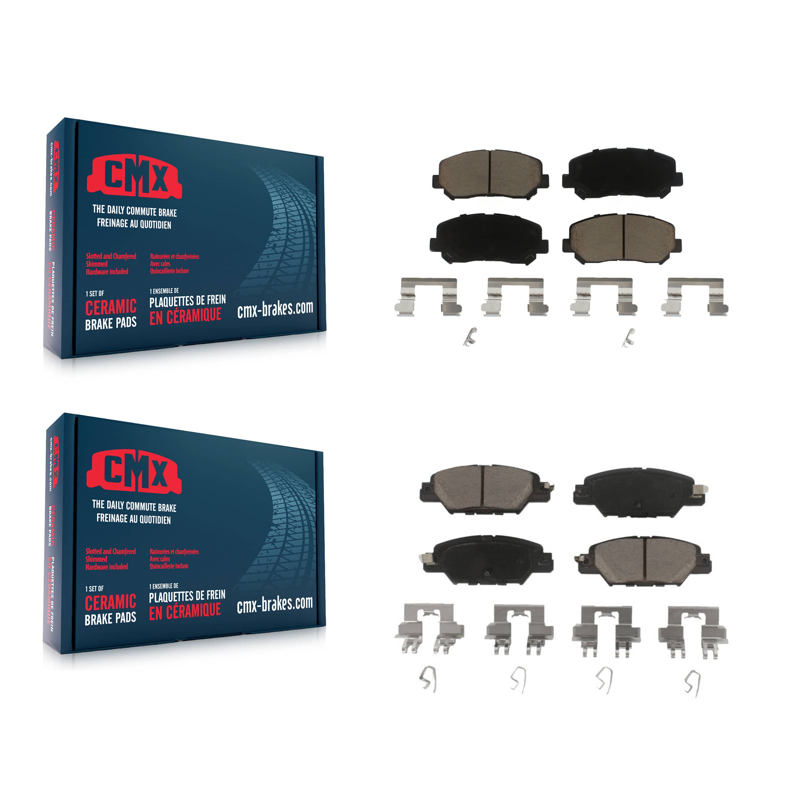 CMX - KCX-100194 - Front and Rear Disc Brake Pad Kits