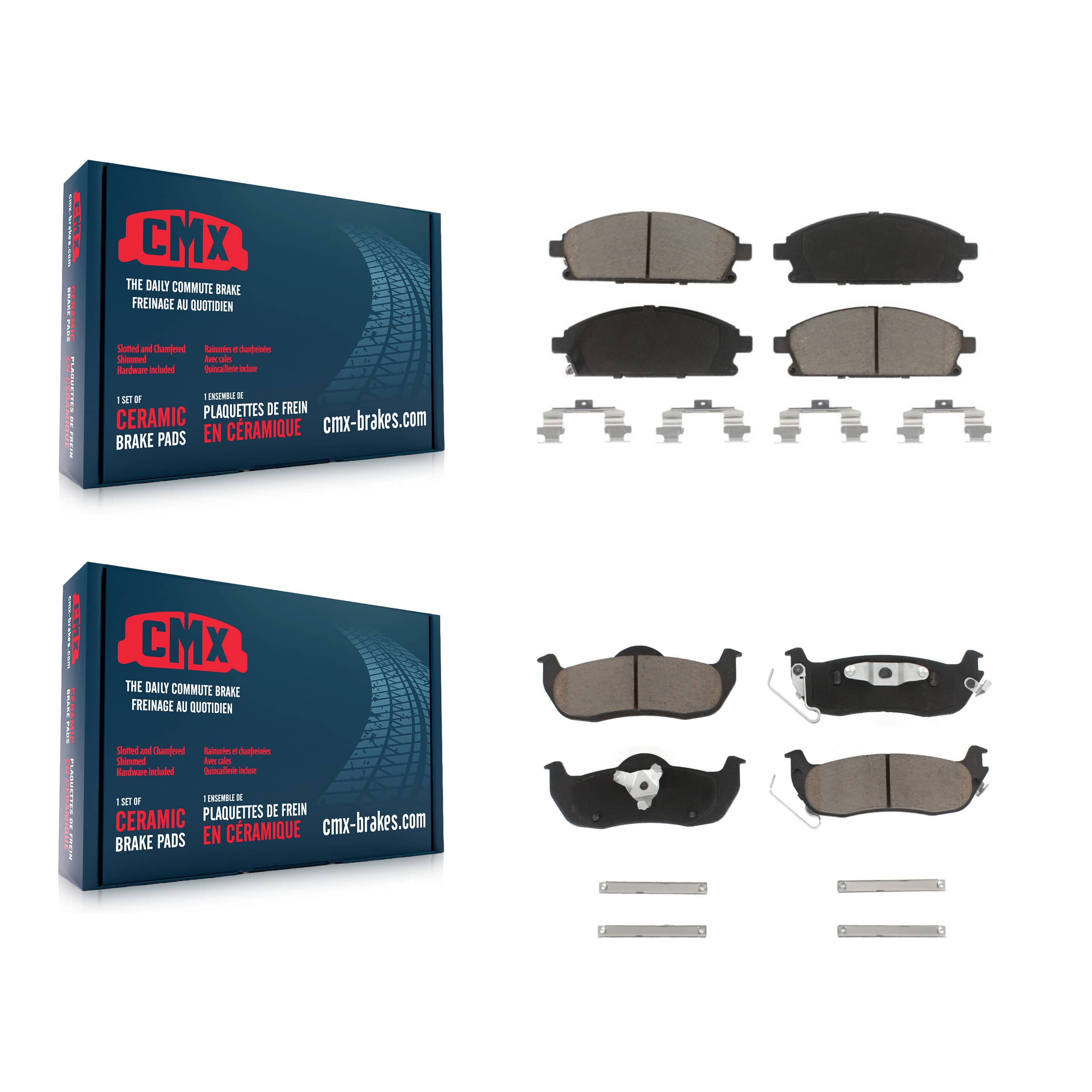 CMX - KCX-100200 - Front and Rear Disc Brake Pad Kits