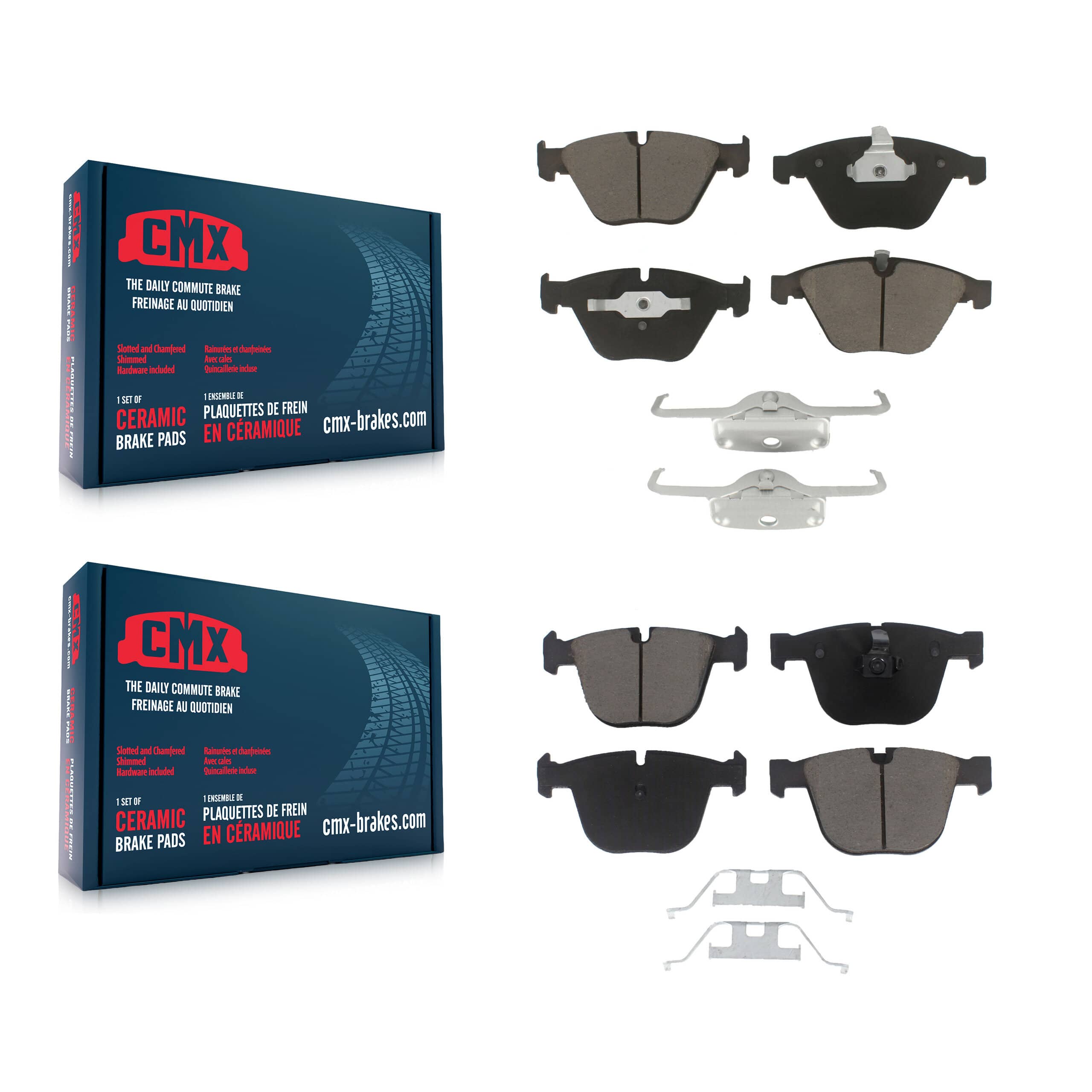 CMX - KCX-100310 - Front and Rear Disc Brake Pad Kits