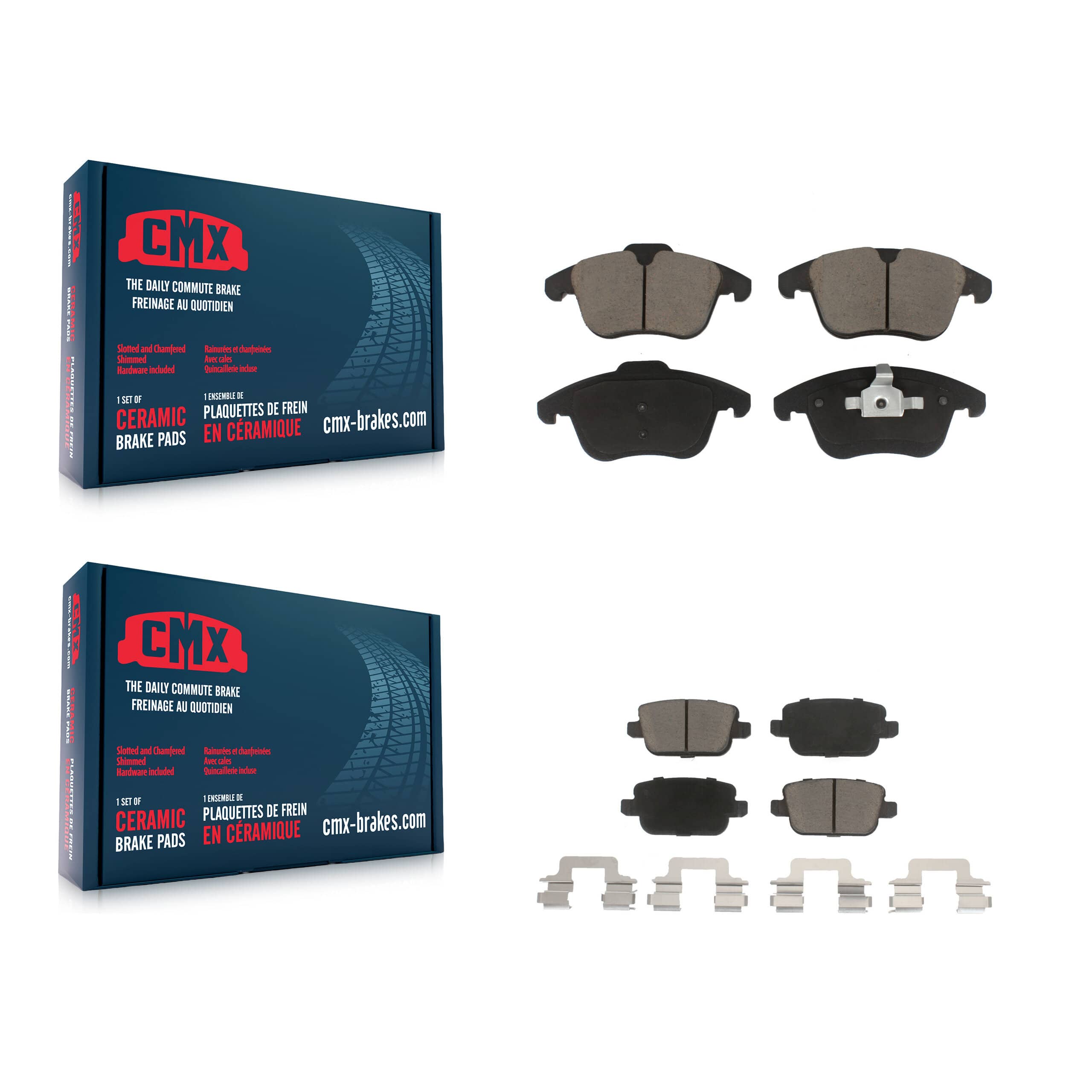 CMX - KCX-100362 - Front and Rear Disc Brake Pad Kits