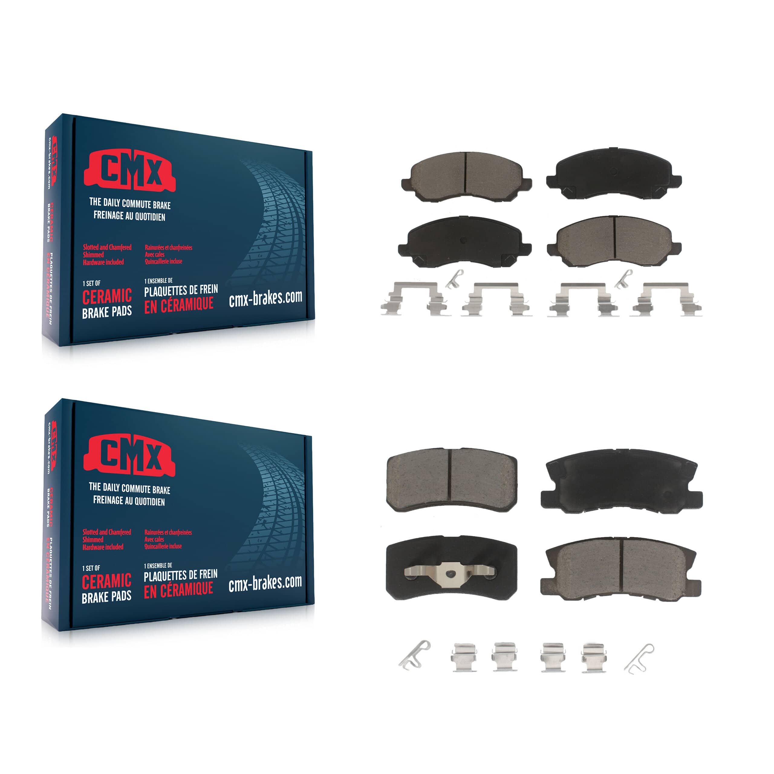 CMX - KCX-100372 - Front and Rear Disc Brake Pad Kits