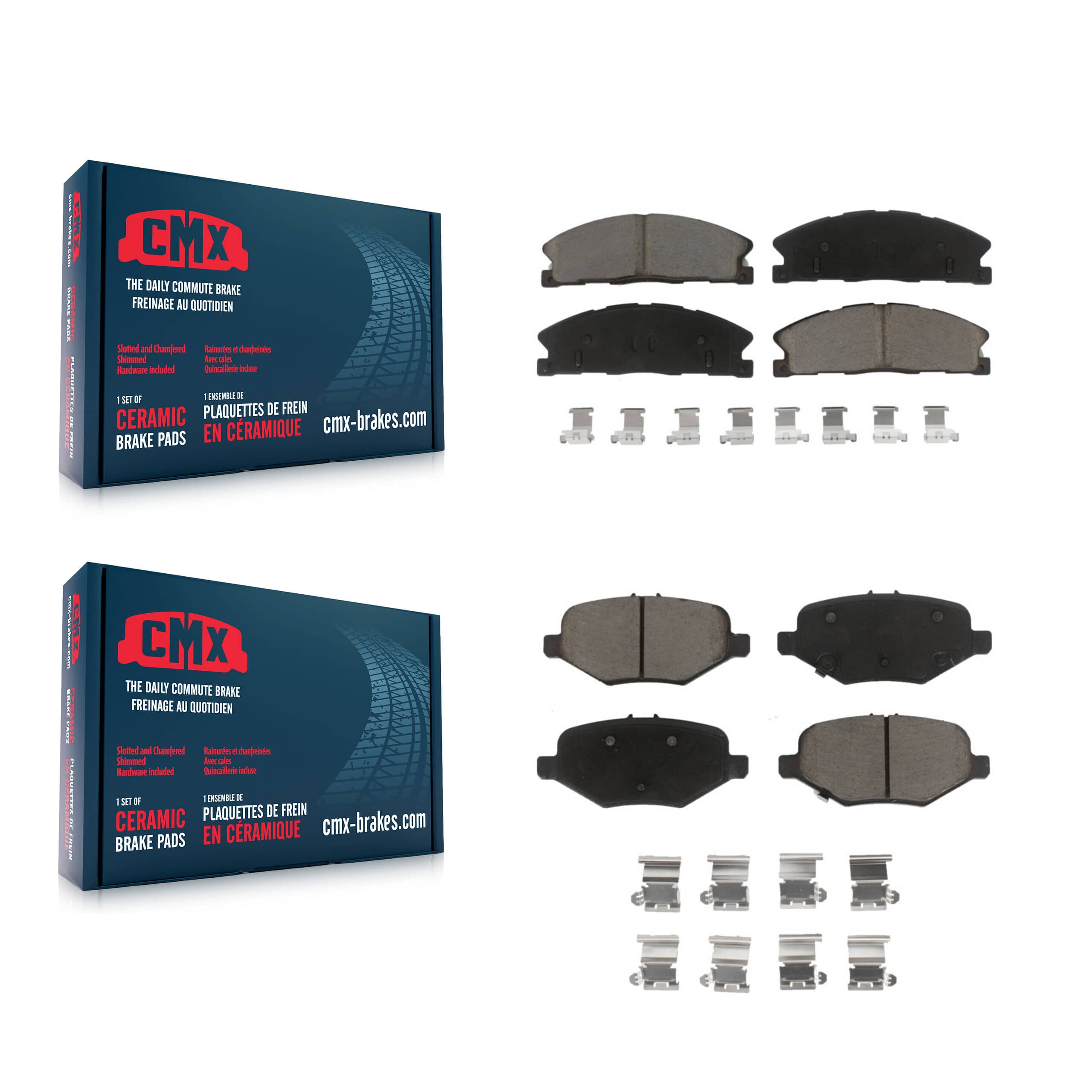 CMX - KCX-100471 - Front and Rear Disc Brake Pad Kits