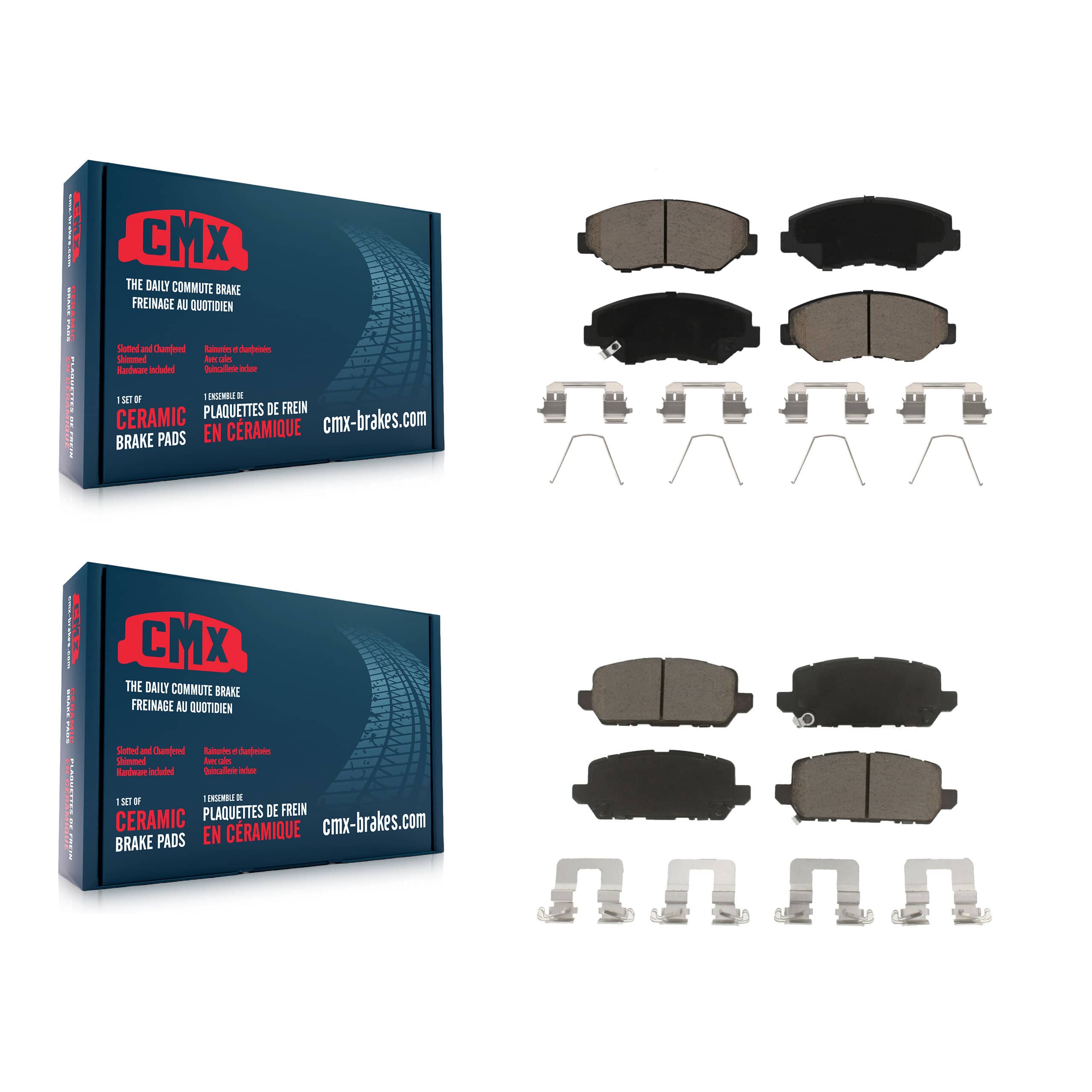CMX - KCX-100476 - Front and Rear Disc Brake Pad Kits