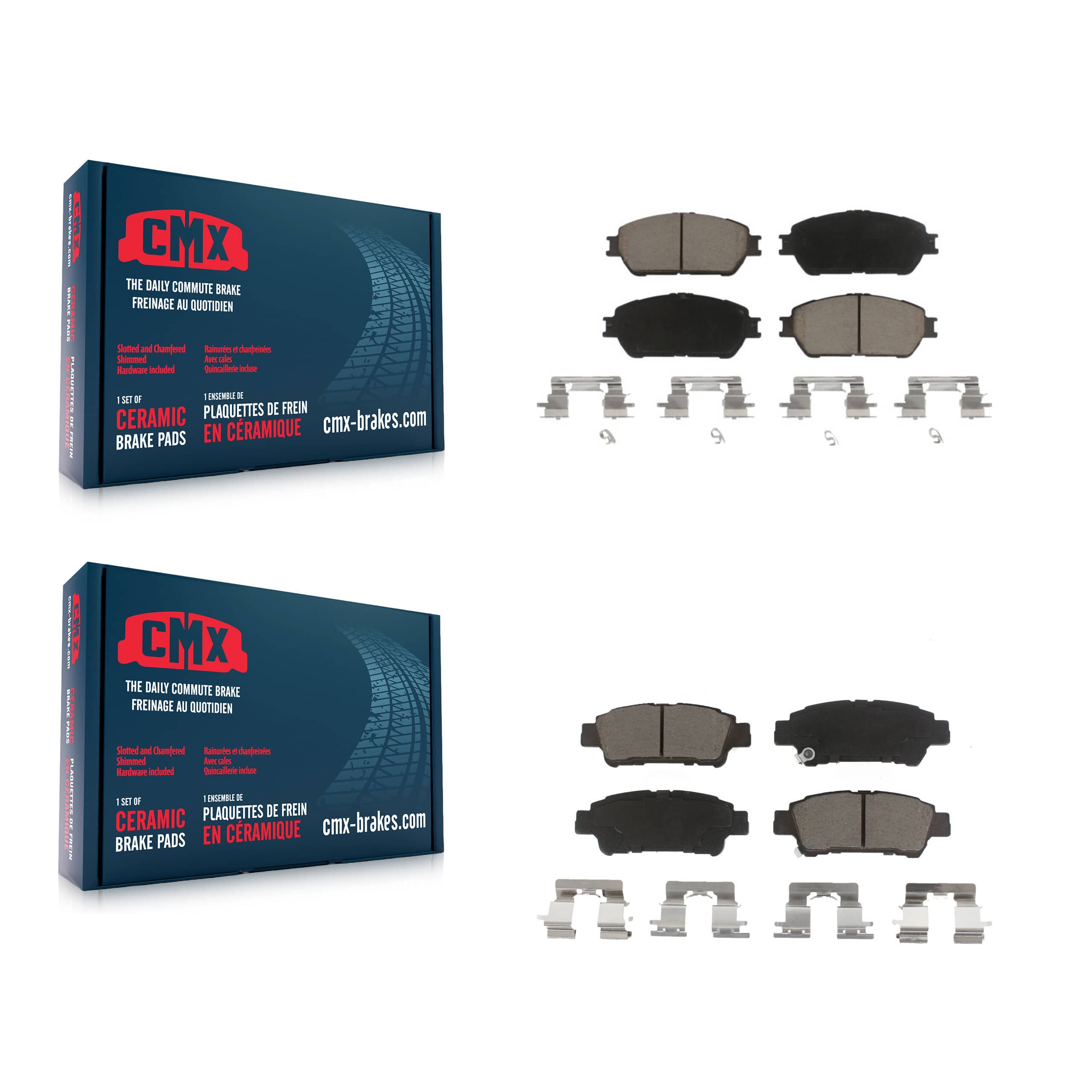 CMX - KCX-100499 - Front and Rear Disc Brake Pad Kits