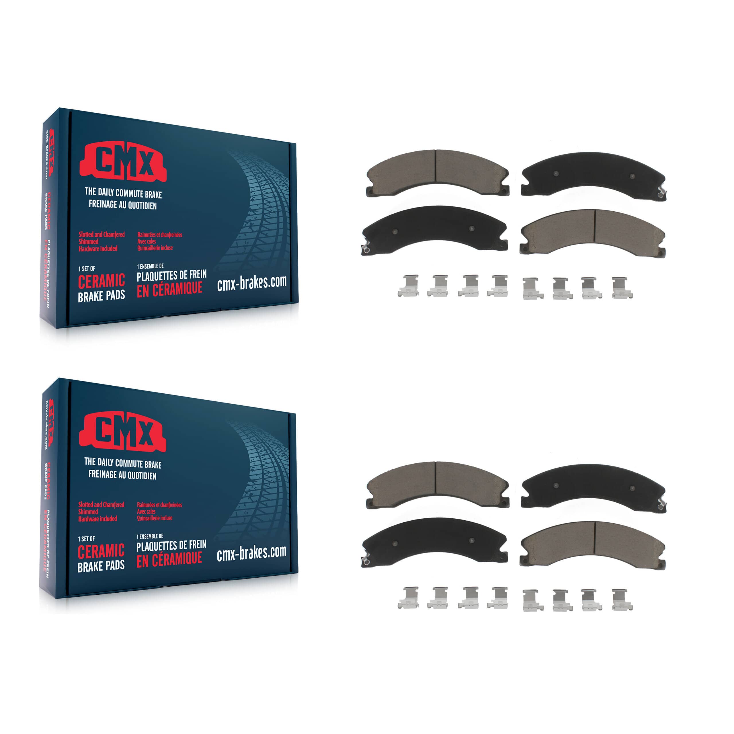 CMX - KCX-100501 - Front and Rear Disc Brake Pad Kits