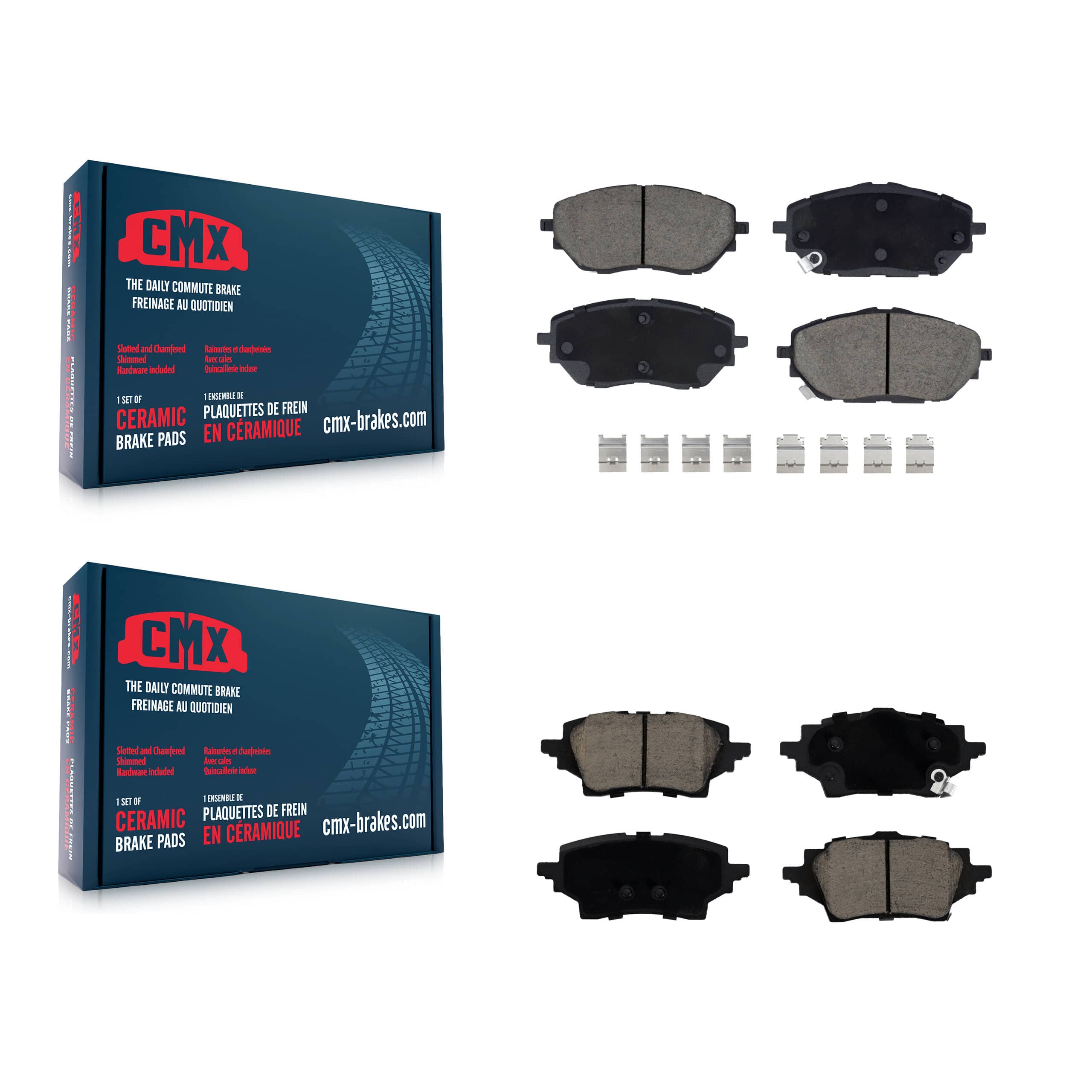 CMX - KCX-100529 - Front and Rear Disc Brake Pad Kits