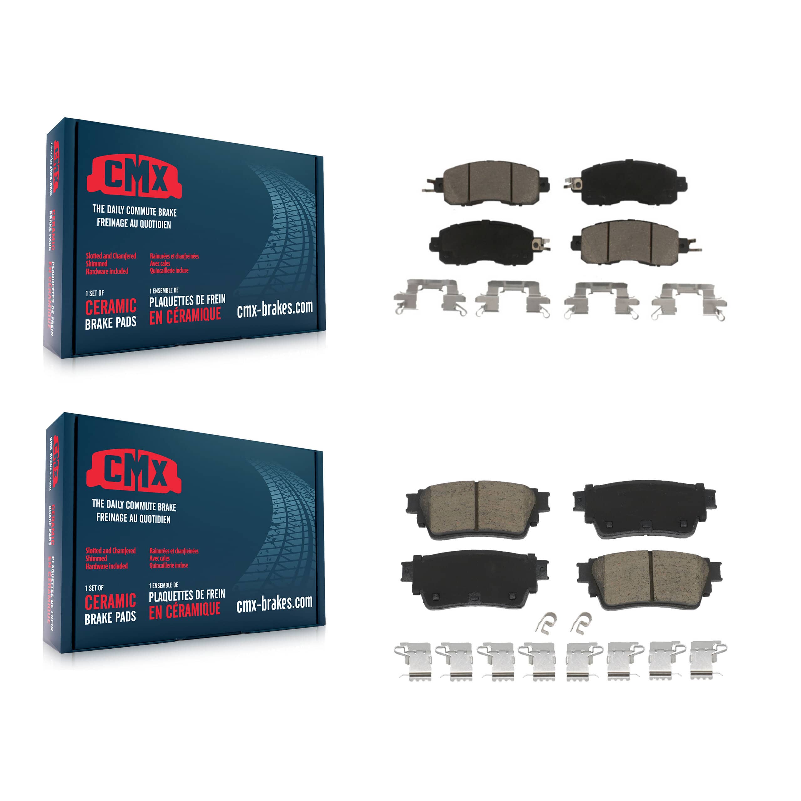 CMX - KCX-100543 - Front and Rear Disc Brake Pad Kits