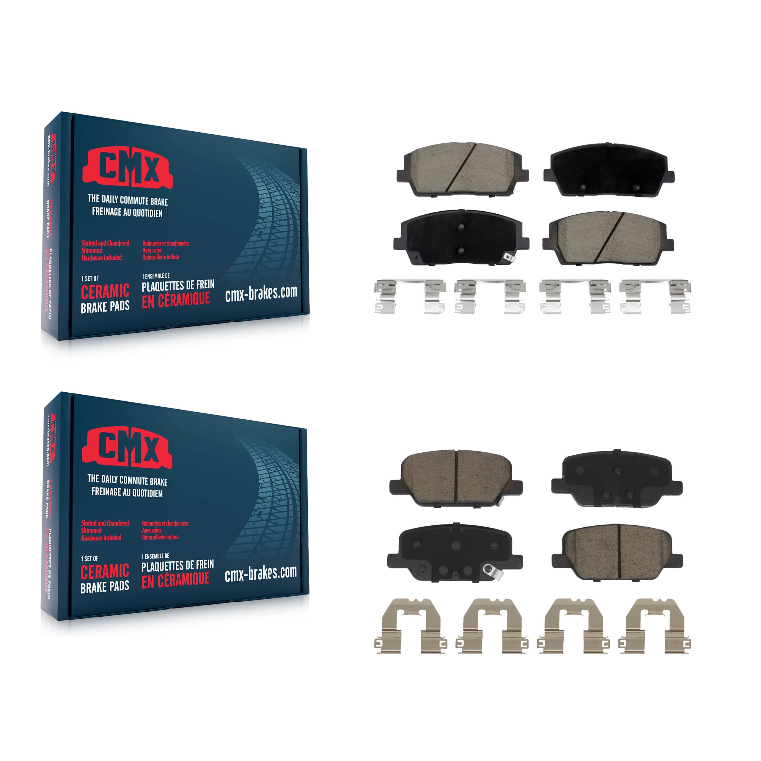 CMX - KCX-100548 - Front and Rear Disc Brake Pad Kits