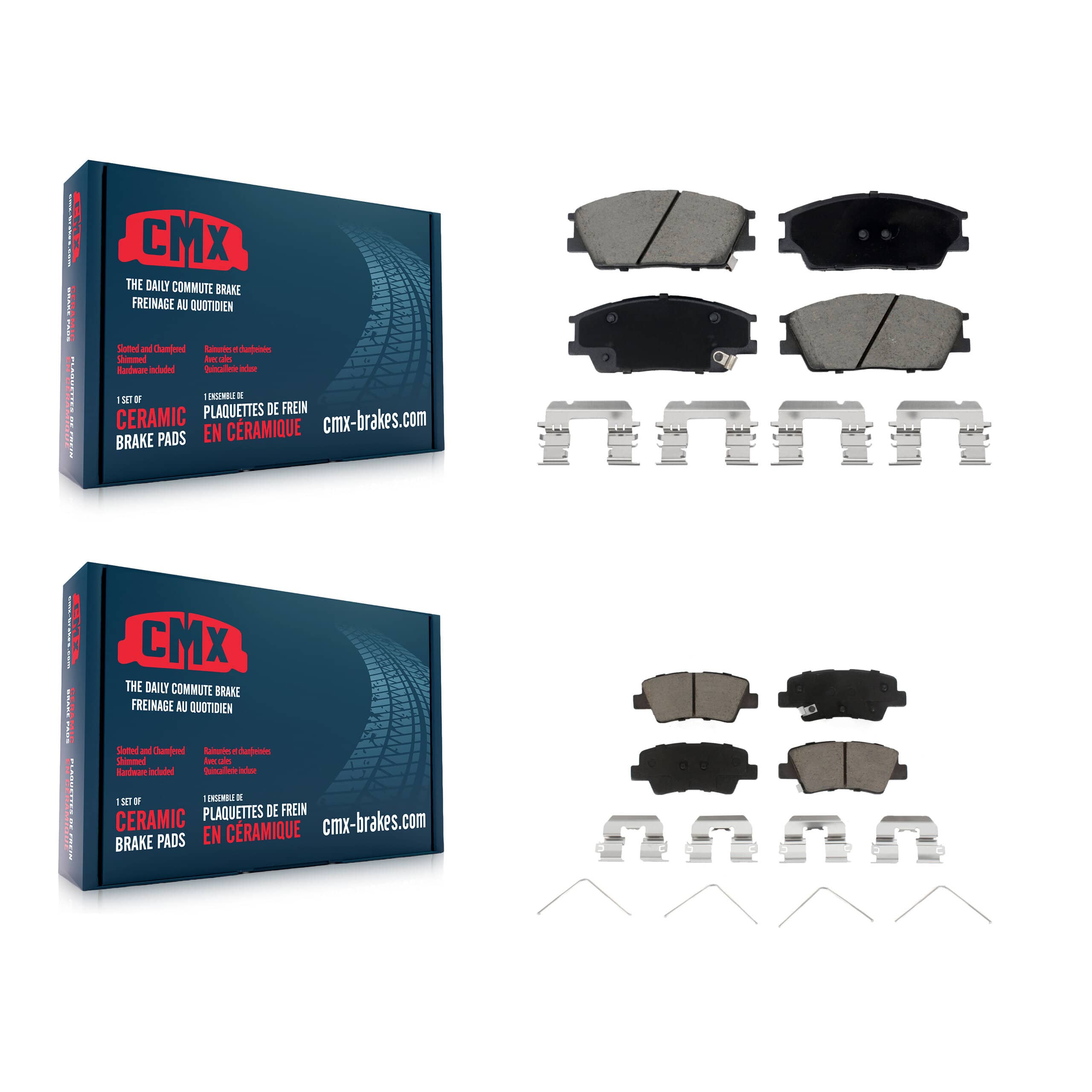 CMX - KCX-100559 - Front and Rear Disc Brake Pad Kits