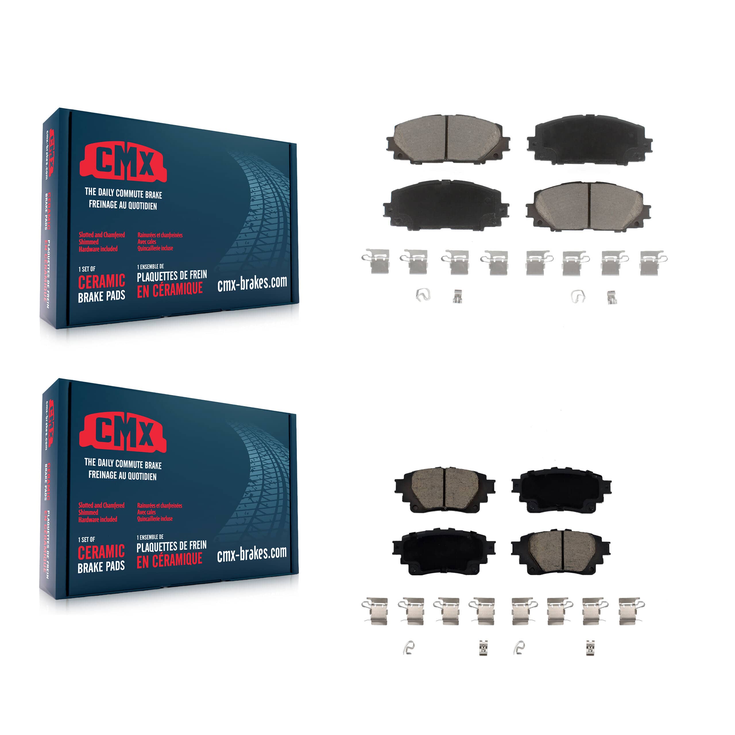 CMX - KCX-100567 - Front and Rear Disc Brake Pad Kits