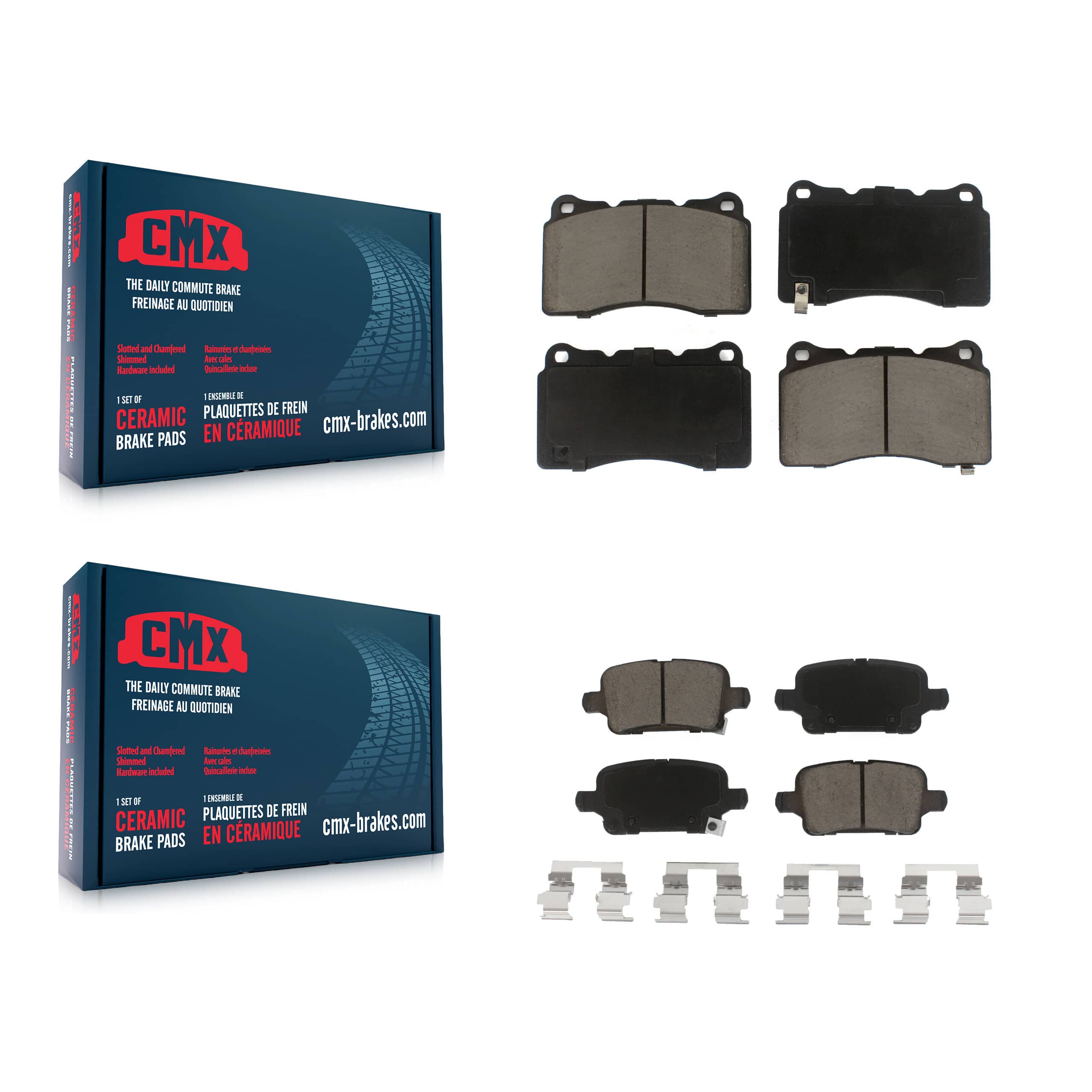 CMX - KCX-100570 - Front and Rear Disc Brake Pad Kits