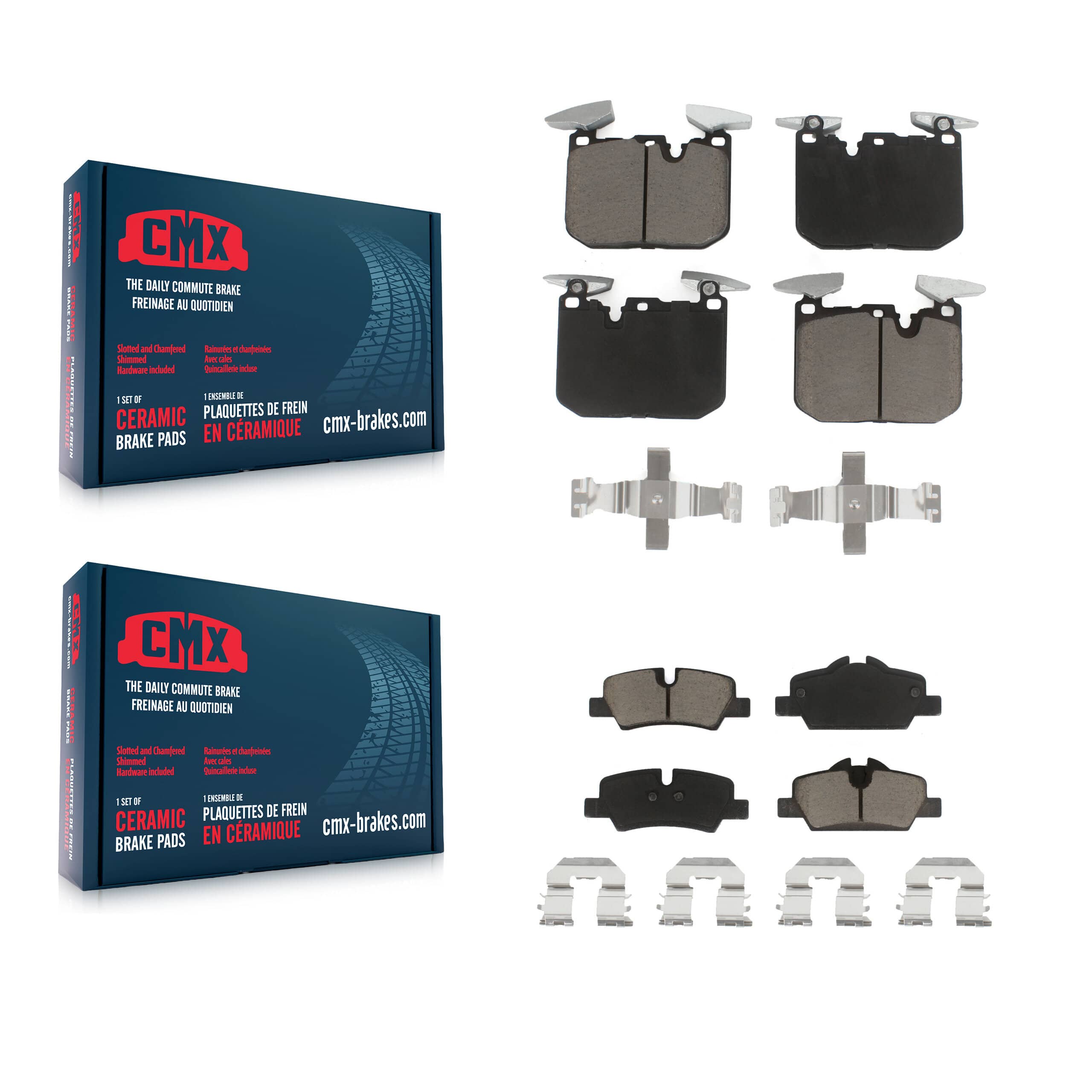 CMX - KCX-100575 - Front and Rear Disc Brake Pad Kits