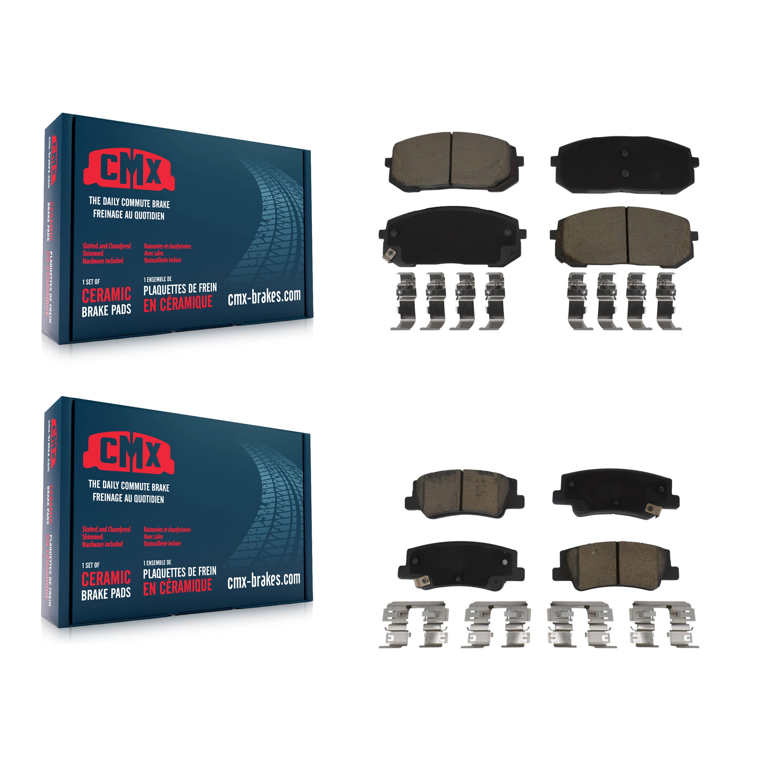 CMX - KCX-100614 - Front and Rear Disc Brake Pad Kits