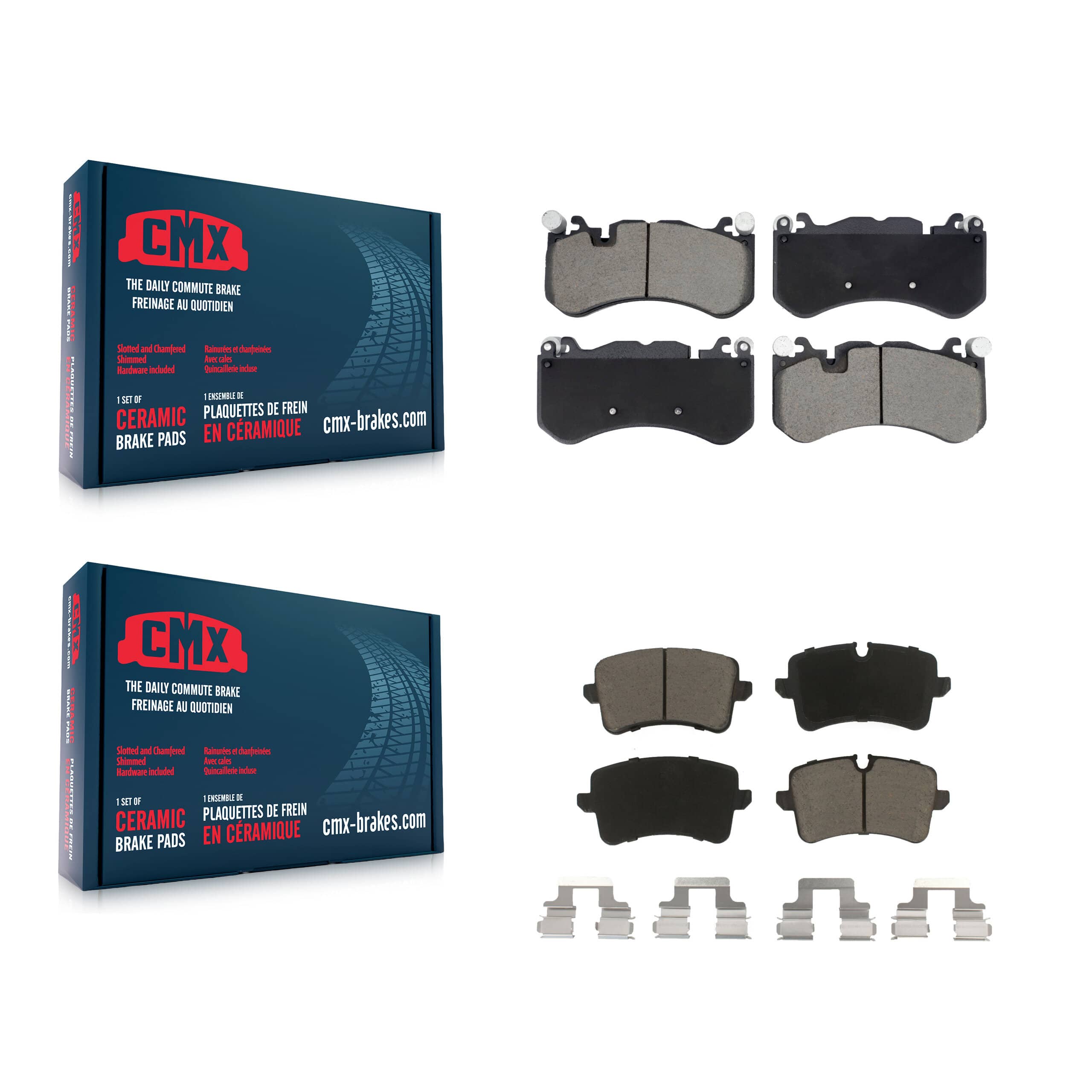 CMX - KCX-100666 - Front and Rear Disc Brake Pad Kits