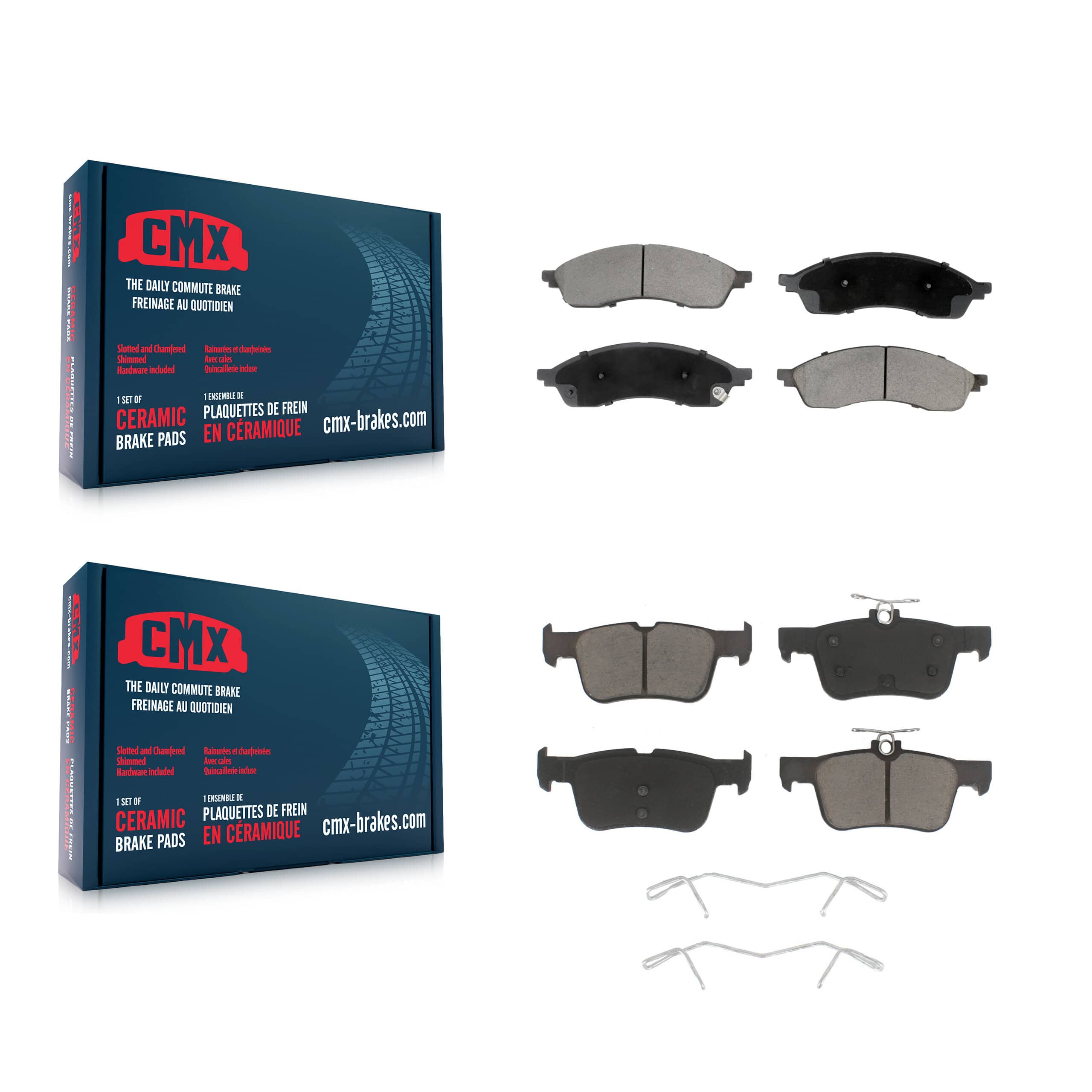CMX - KCX-100696 - Front and Rear Disc Brake Pad Kits