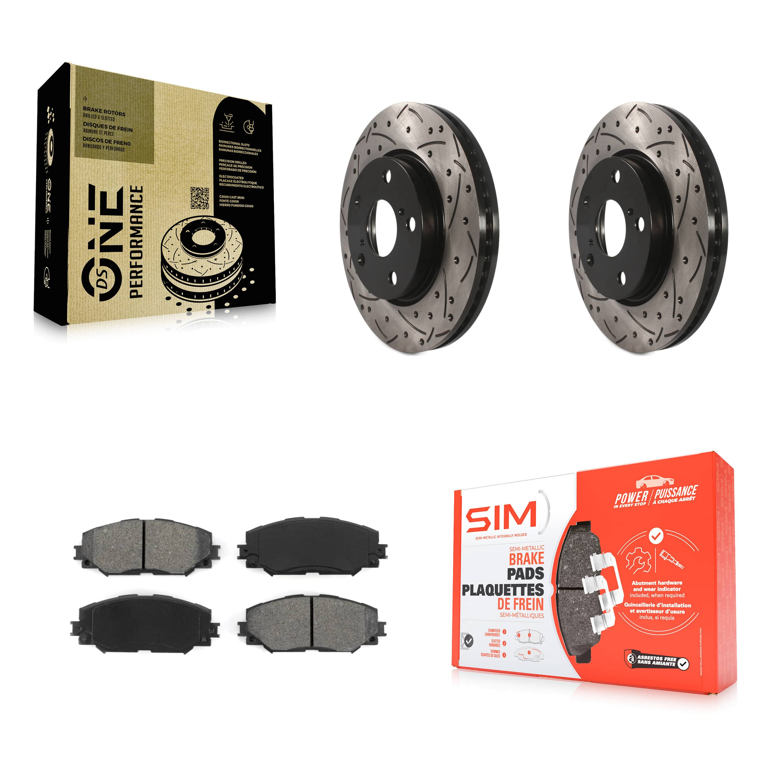 Transit Auto - KDS-100088 - Front Disc Brake Kits
